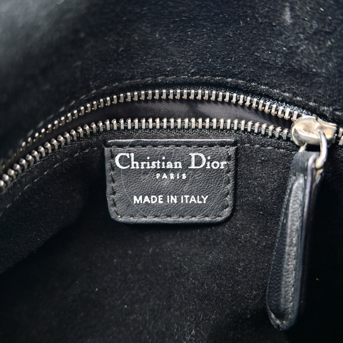 Christian Dior 42 Lambskin Jazz Club Shoulder Bag SHW Black