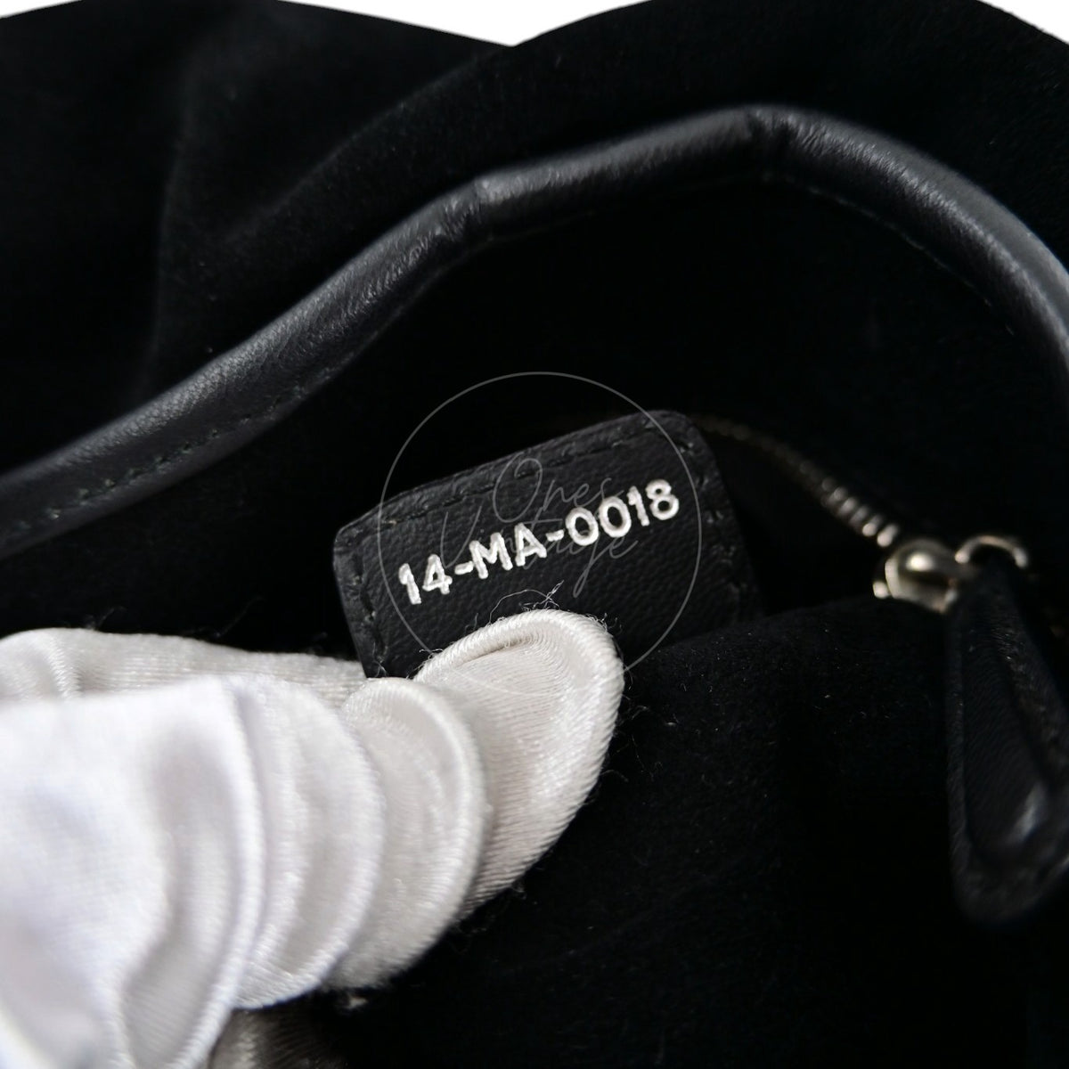Christian Dior 42 Lambskin Jazz Club Shoulder Bag SHW Black