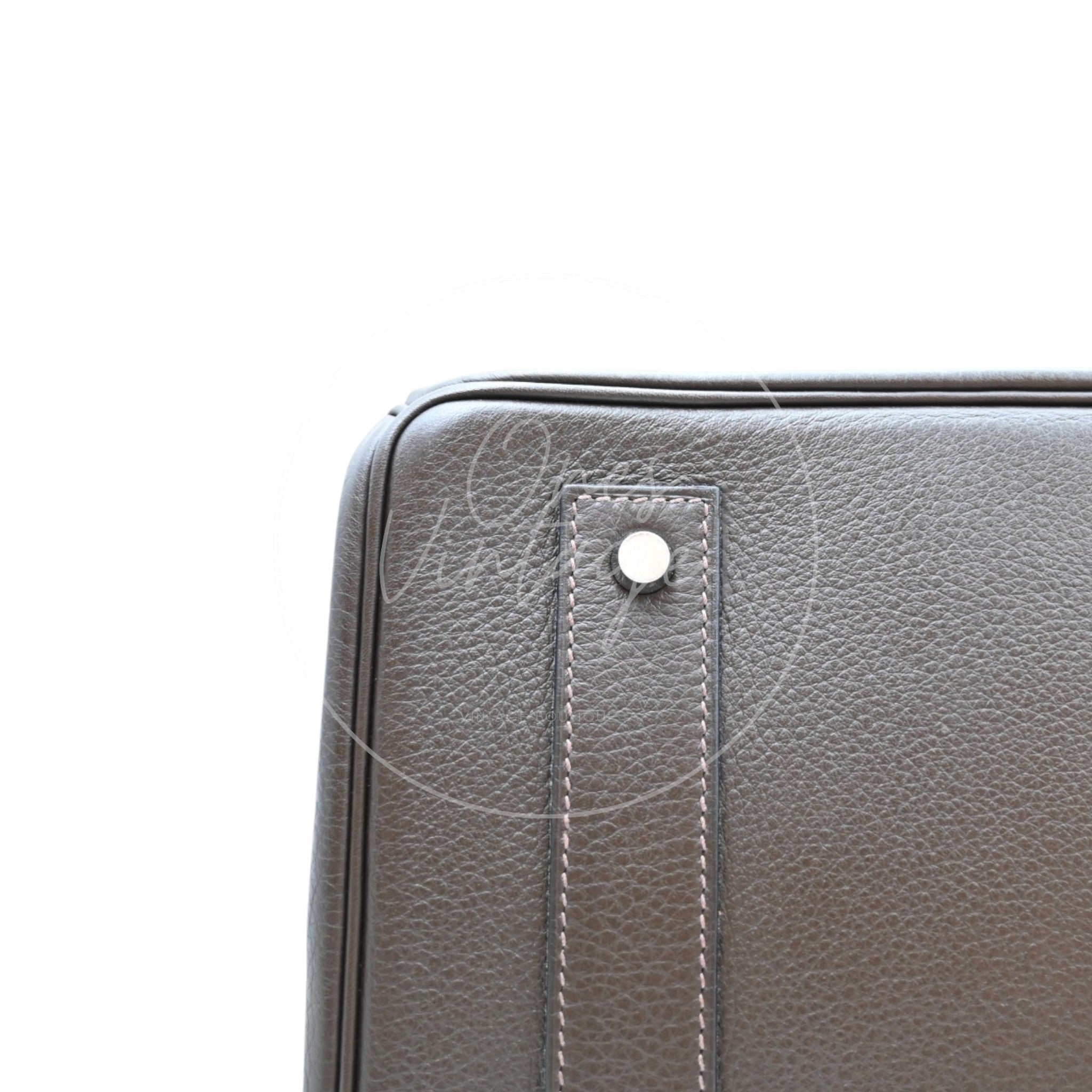 Hermes Shoulder Birkin 42 JPG PHW Mocca Square J