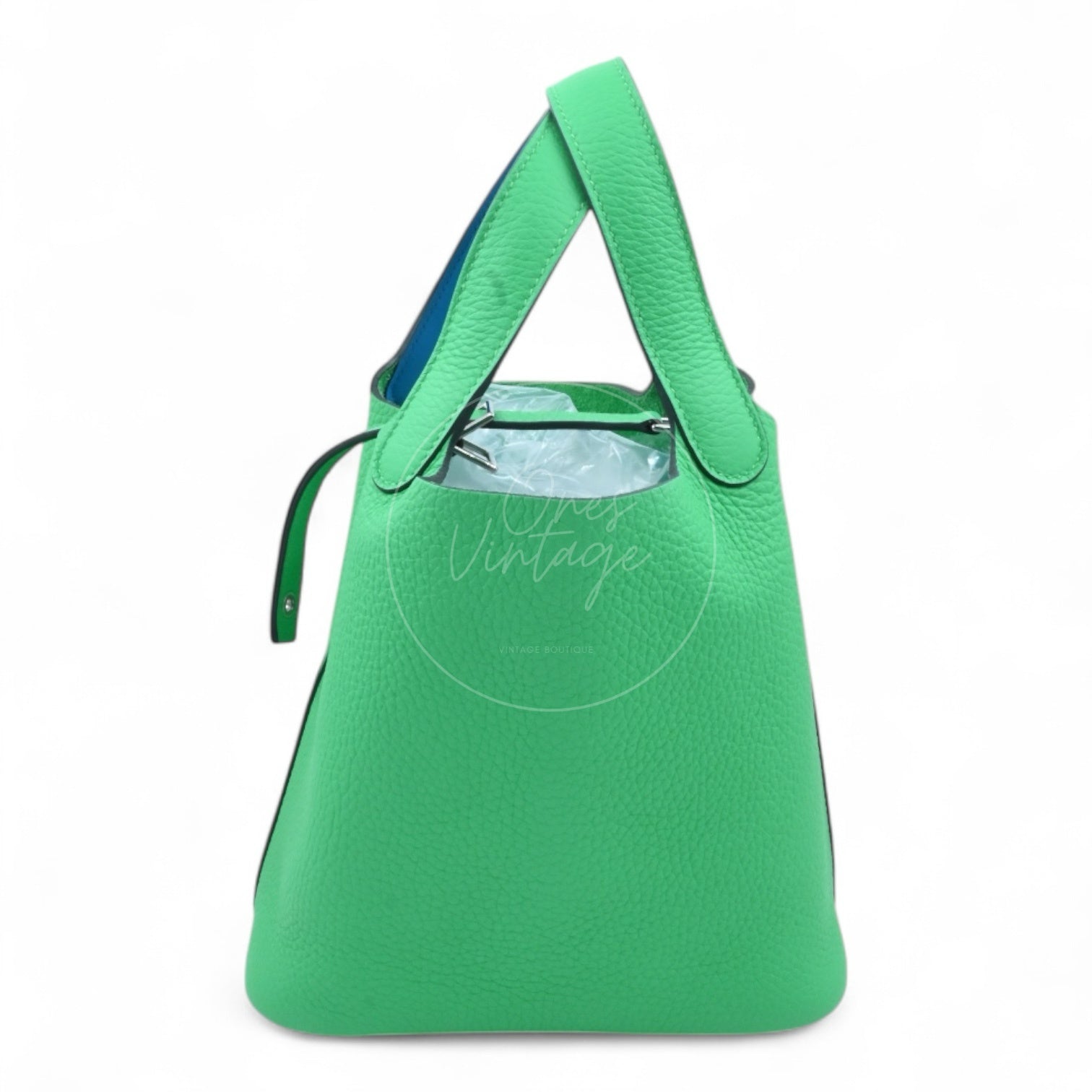Hermes Picotin 18 TC PHW Green Stamp U