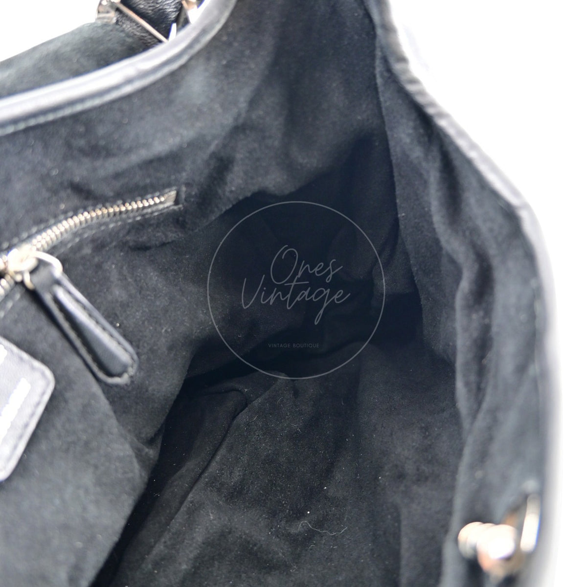 Christian Dior 42 Lambskin Jazz Club Shoulder Bag SHW Black