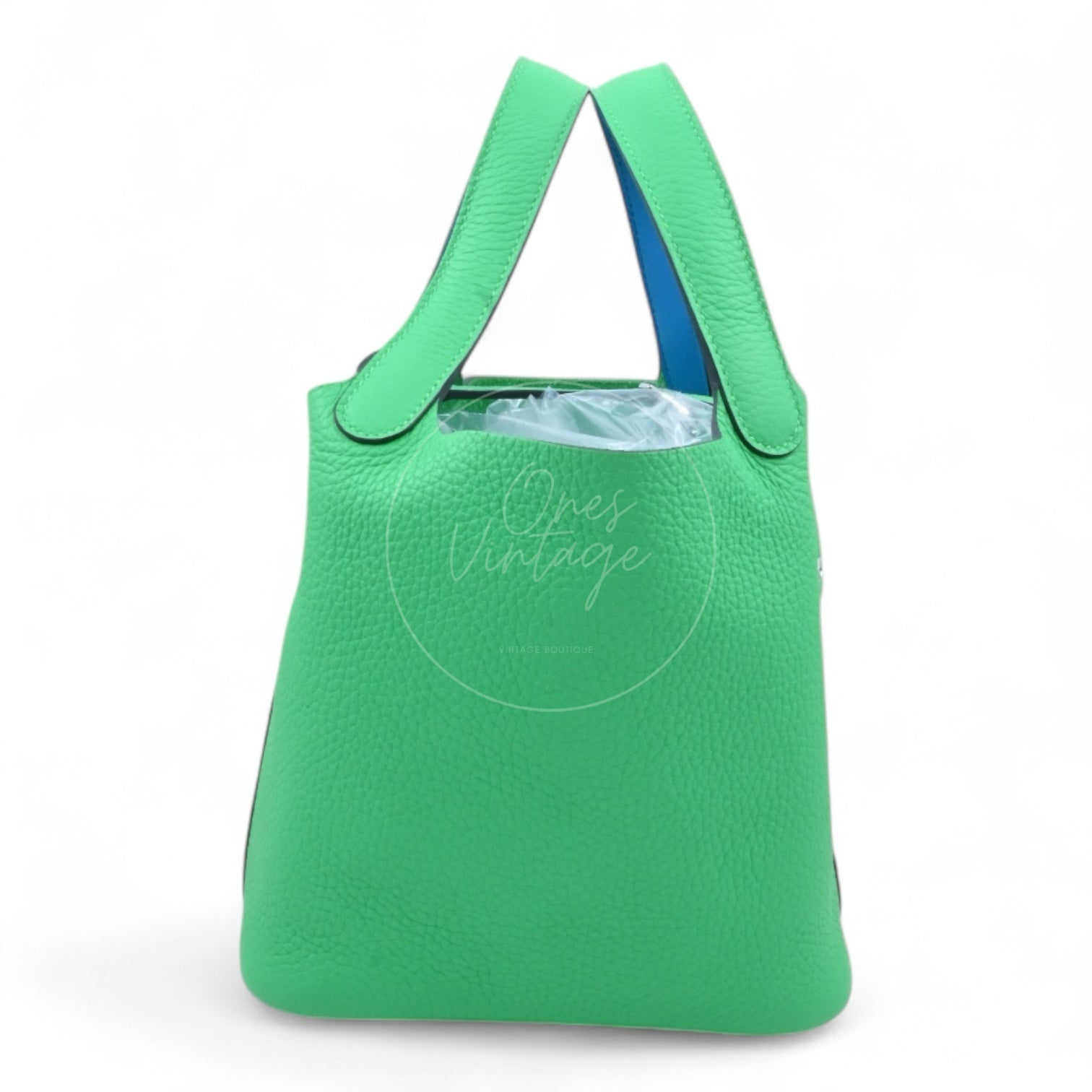 Hermes Picotin 18 TC PHW Green Stamp U