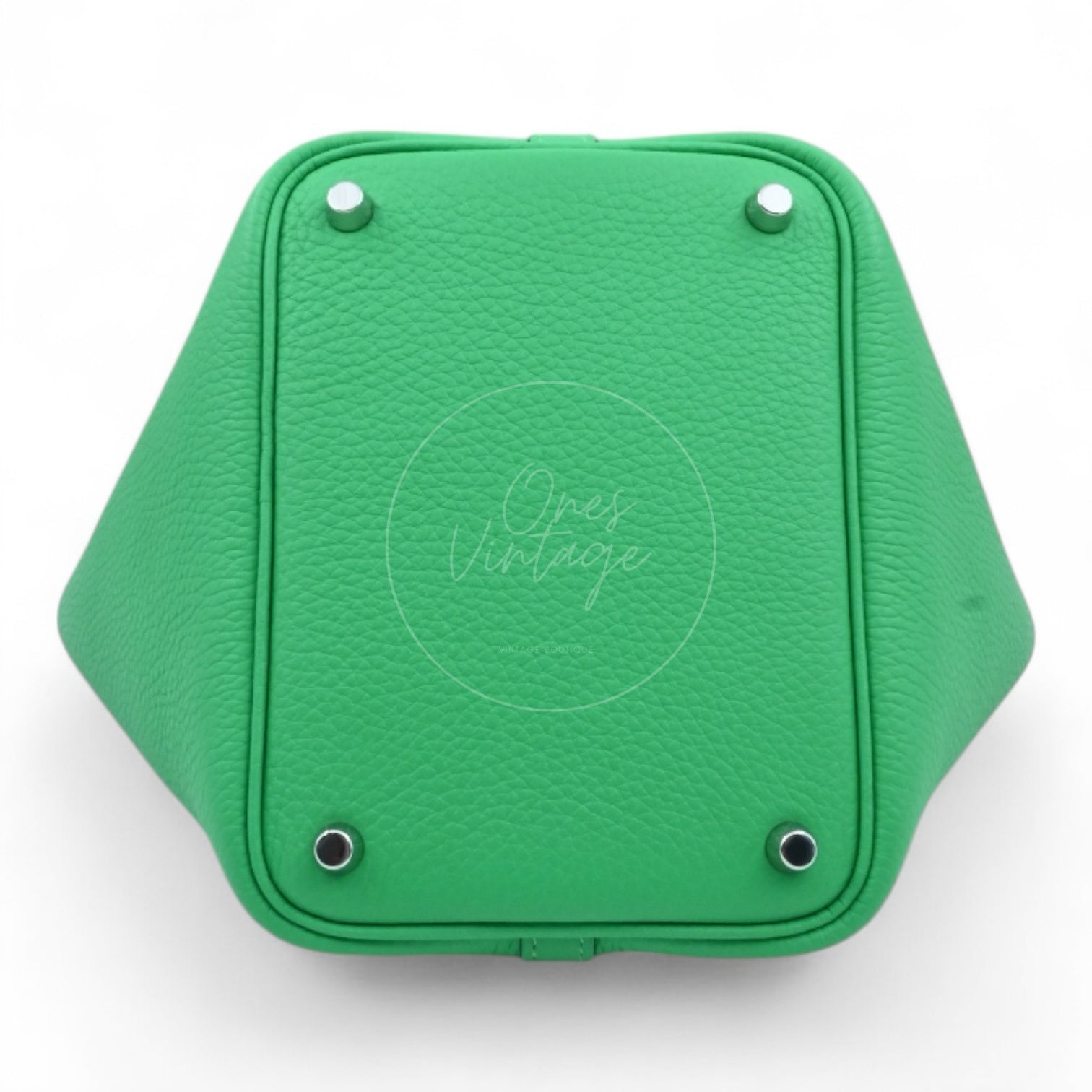 Hermes Picotin 18 TC PHW Green Stamp U