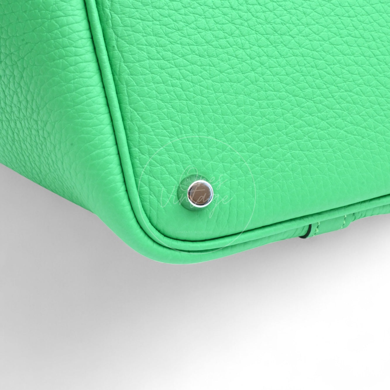 Hermes Picotin 18 TC PHW Green Stamp U