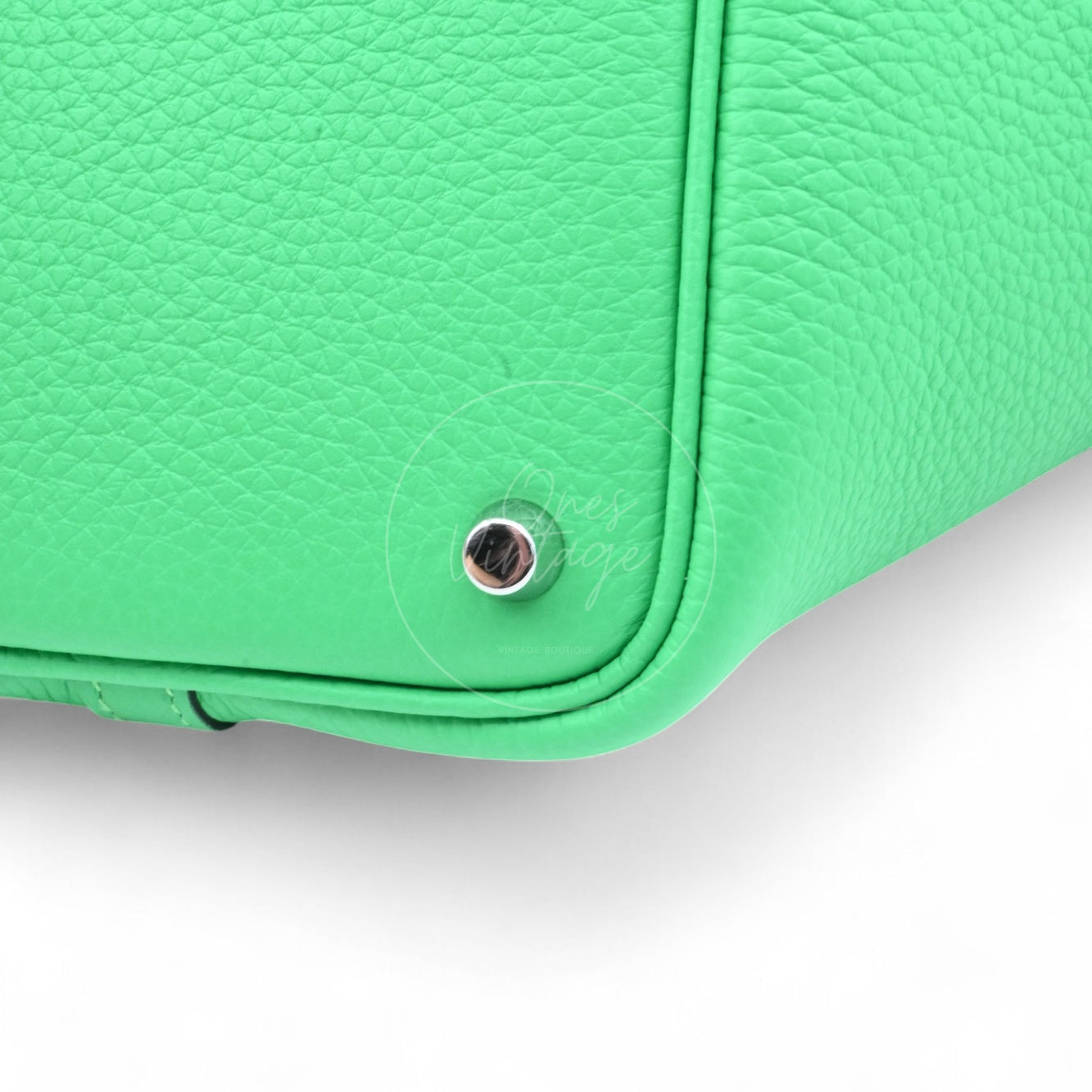 Hermes Picotin 18 TC PHW Green Stamp U