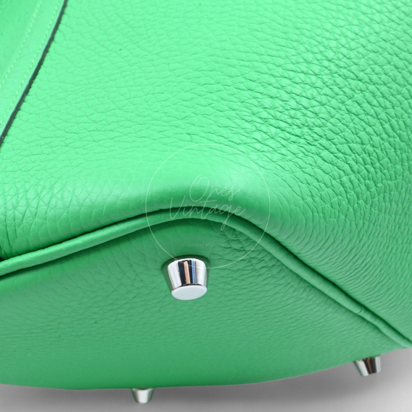 Hermes Picotin 18 TC PHW Green Stamp U