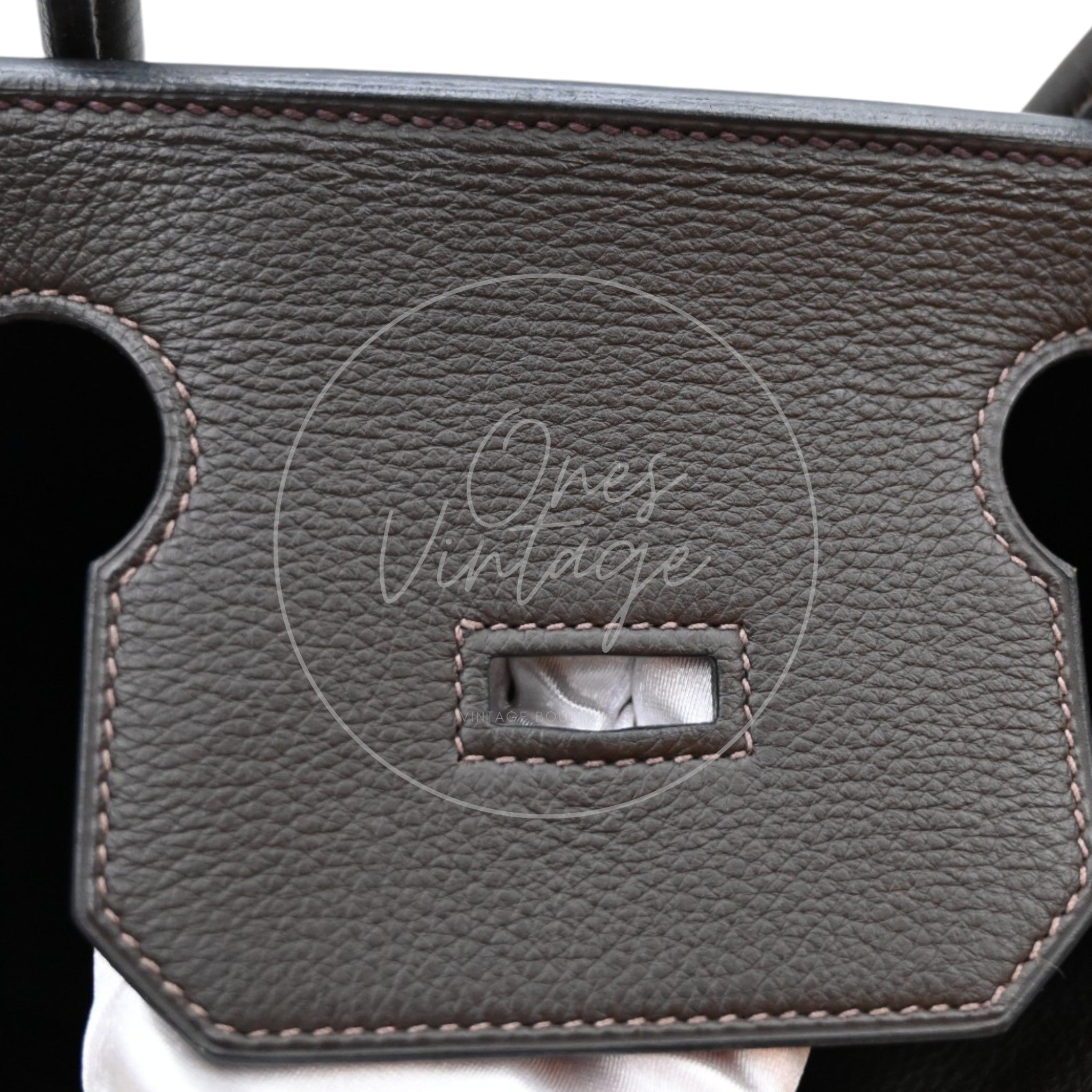 Hermes Shoulder Birkin 42 JPG PHW Mocca Square J