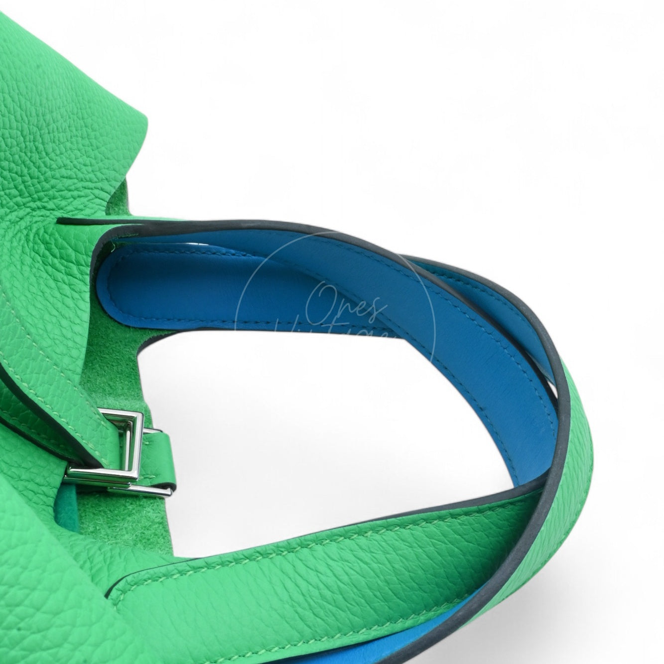 Hermes Picotin 18 TC PHW Green Stamp U
