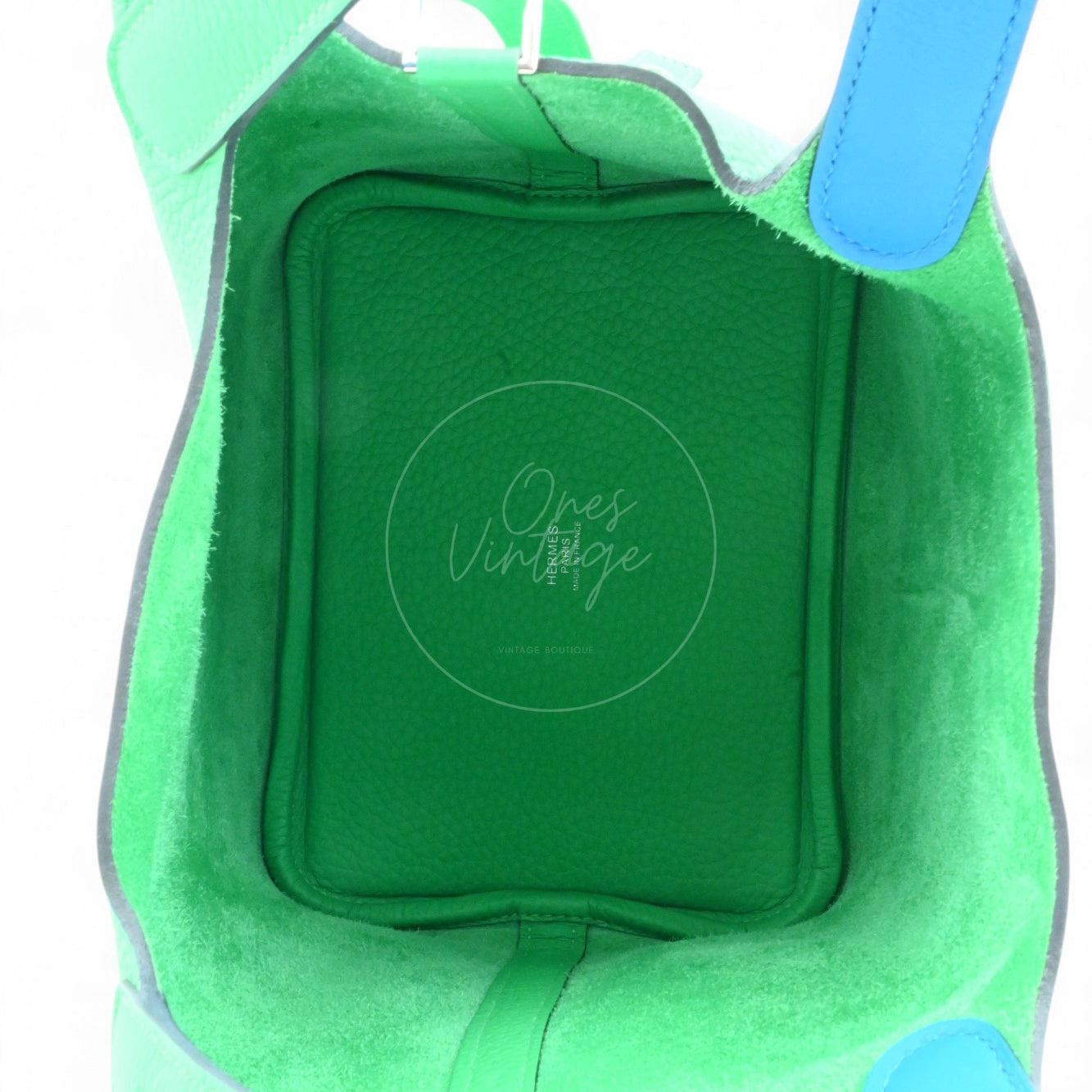 Hermes Picotin 18 TC PHW Green Stamp U