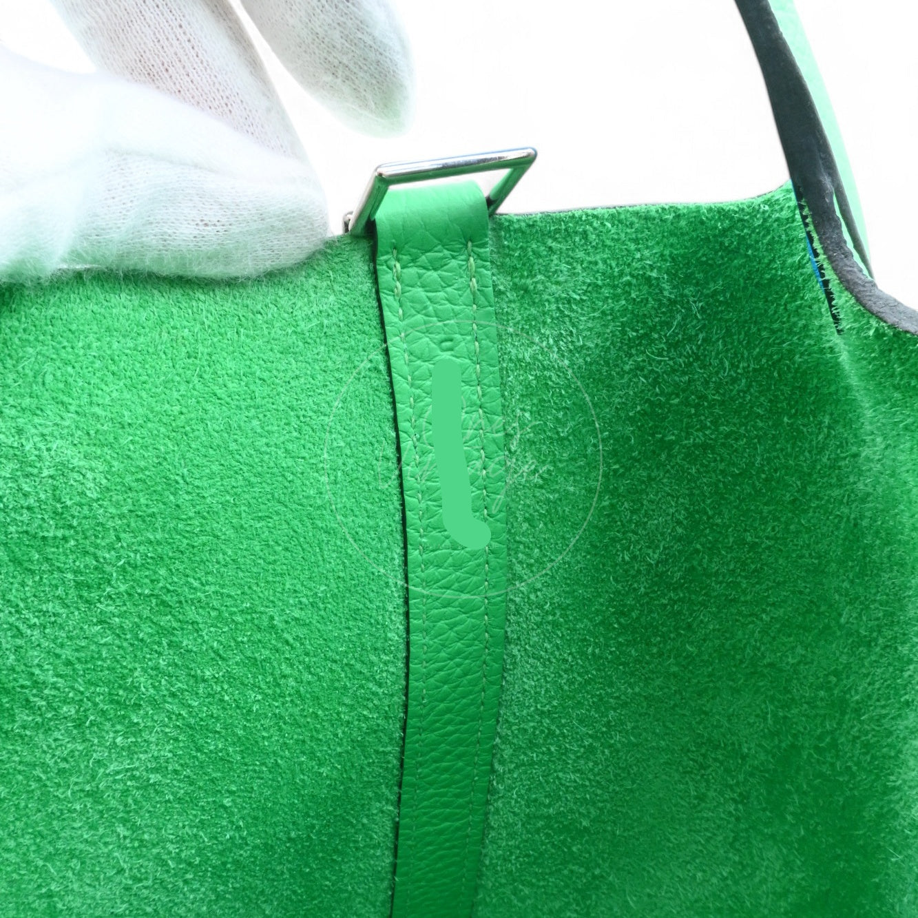 Hermes Picotin 18 TC PHW Green Stamp U