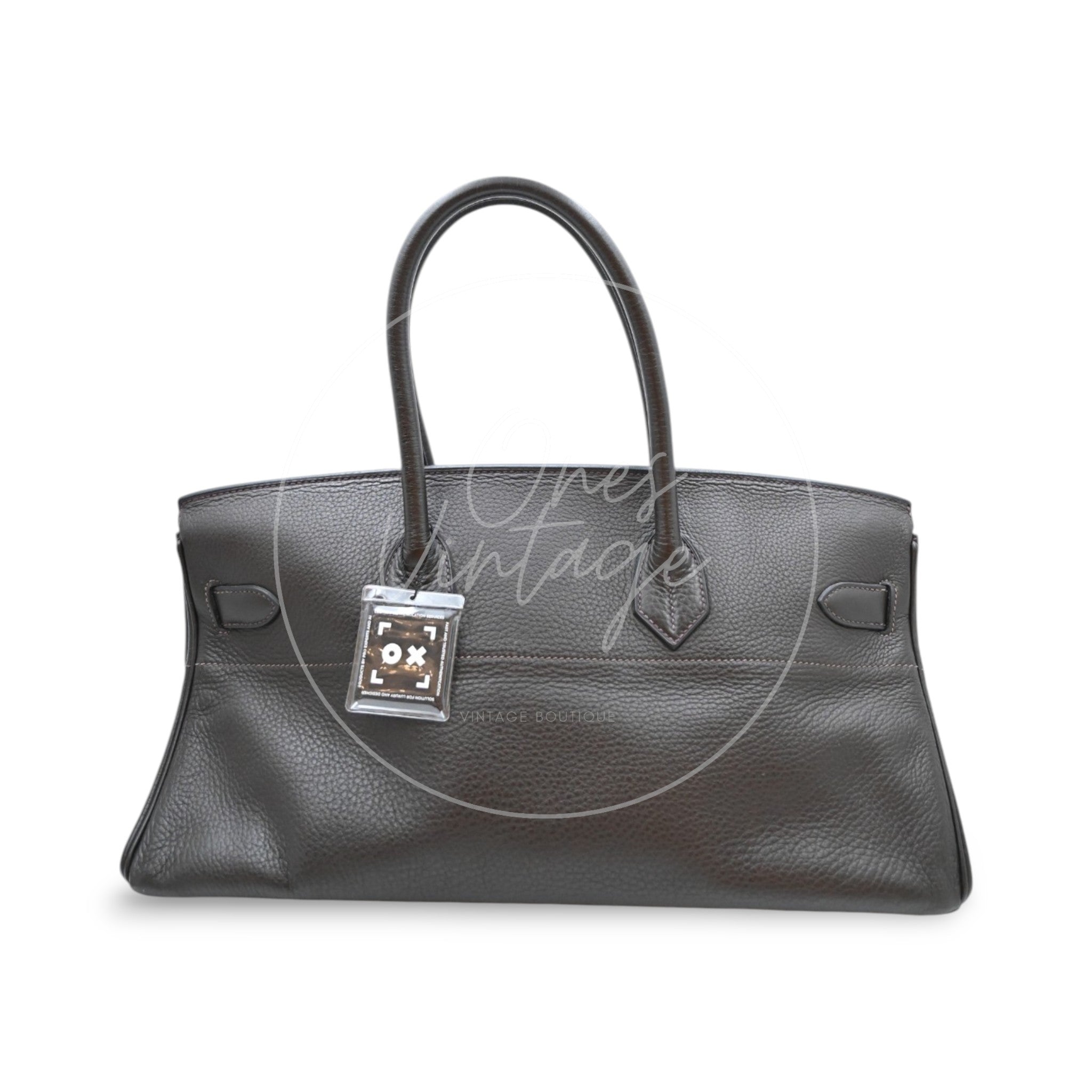 Hermes Shoulder Birkin 42 JPG PHW Mocca Square J