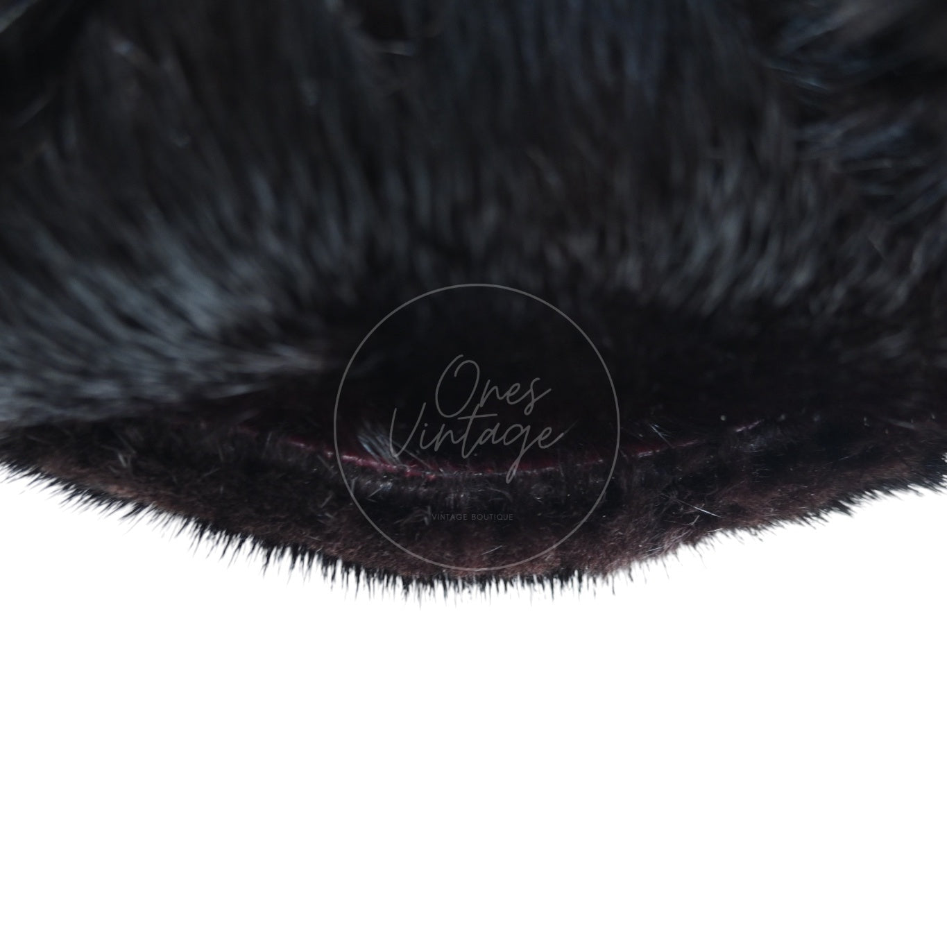 Chanel Mink Fur Handbag GHW Black