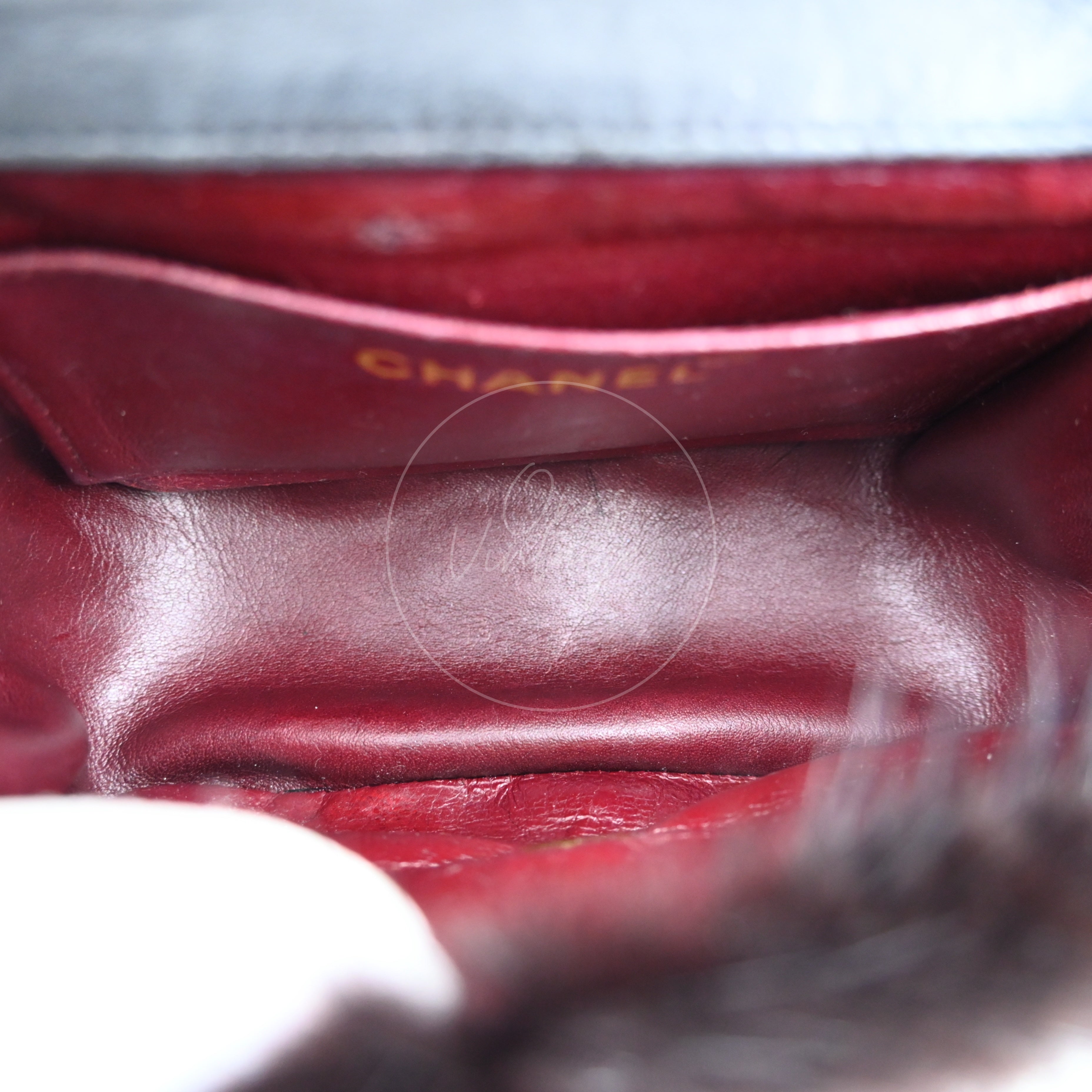 Chanel Mink Fur Handbag GHW Black
