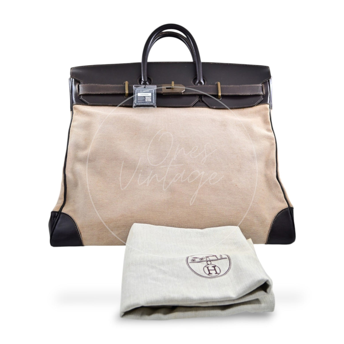 Hermès Birkin HAC 50 Tolie Ebene GHW Circle C