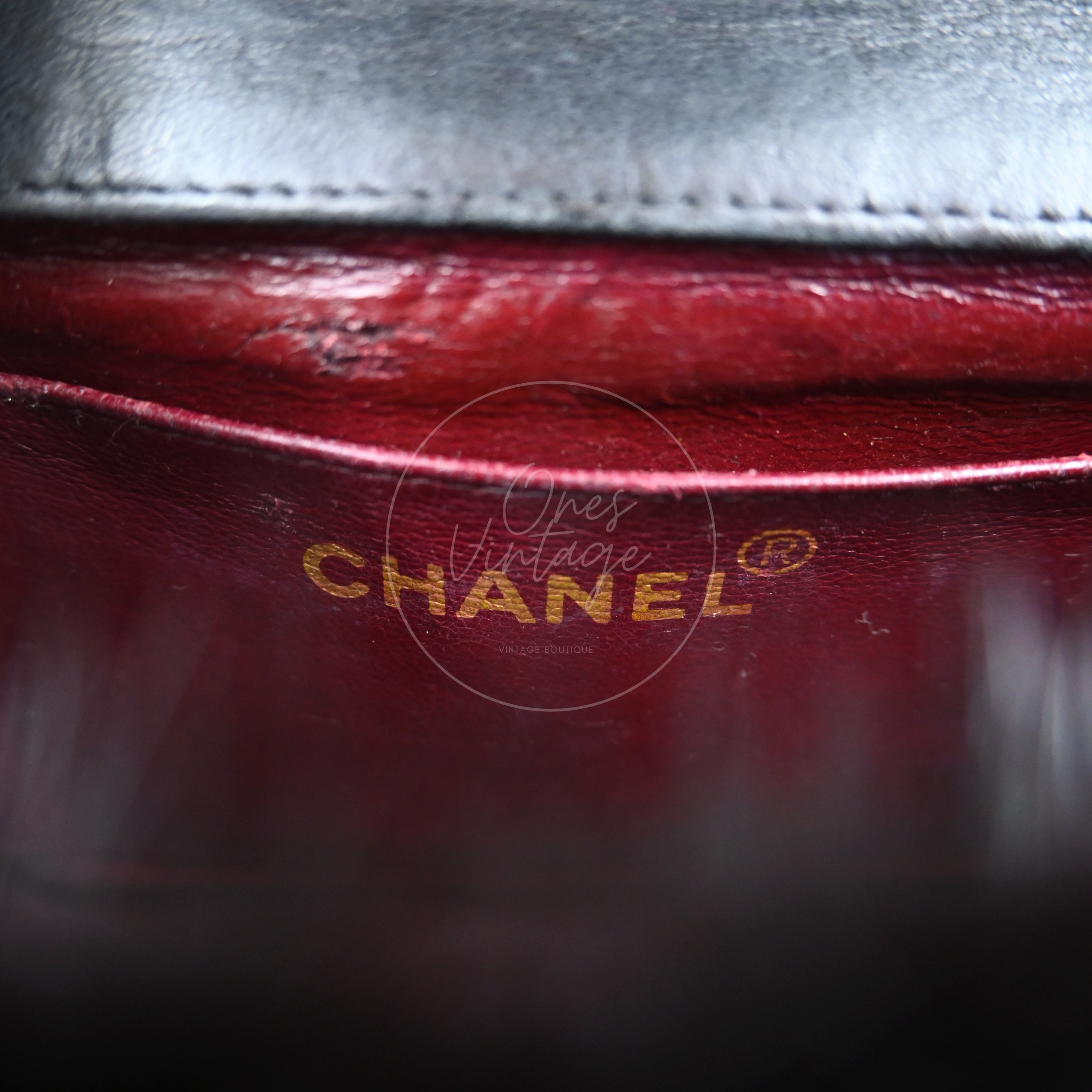 Chanel Mink Fur Handbag GHW Black
