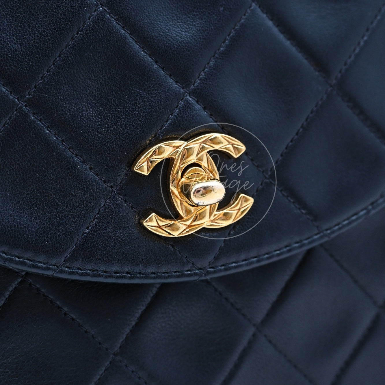 Chanel Lambskin Bijoux Chain Flap Bag GHW Black Series 2