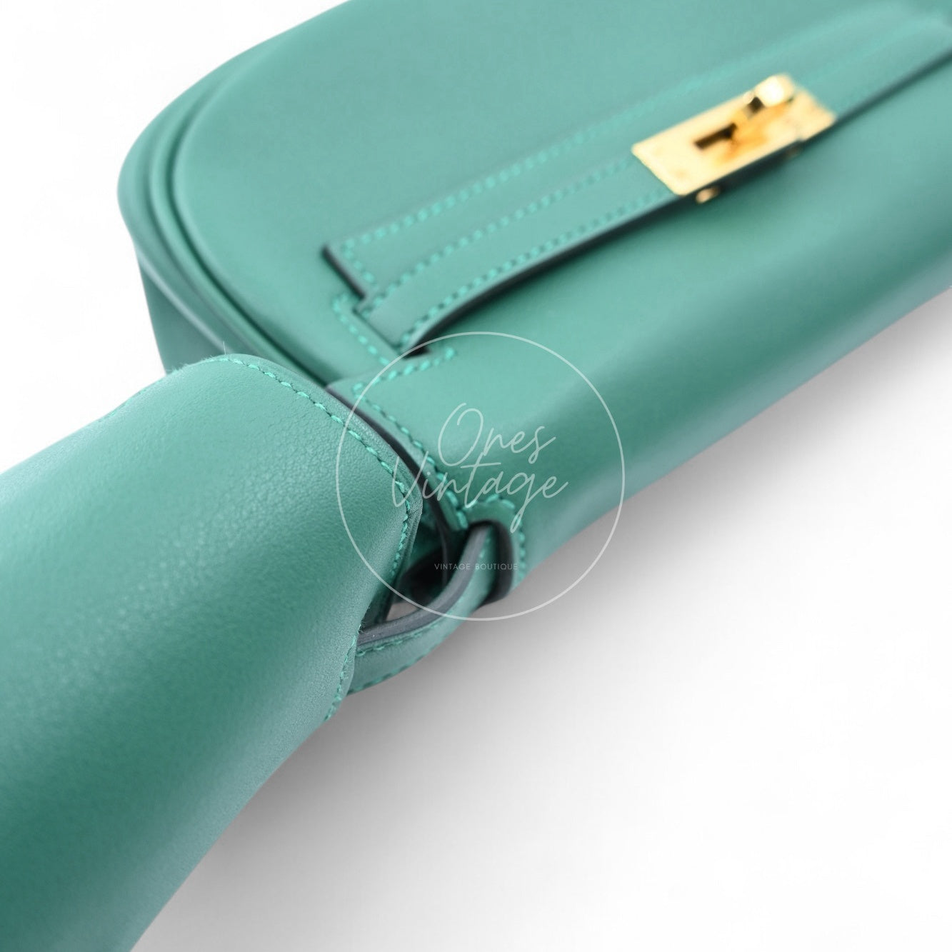 Hermes Kelly Moove Sweat GHW Vert Moyen Stamp W