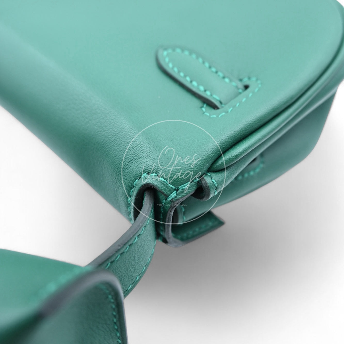 Hermes Kelly Moove Sweat GHW Vert Moyen Stamp W