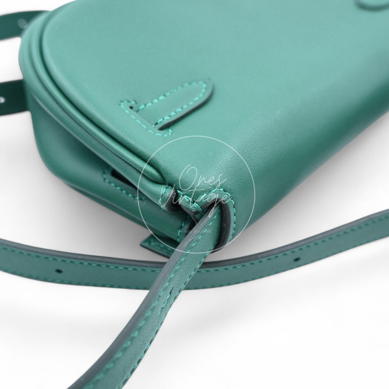 Hermes Kelly Moove Sweat GHW Vert Moyen Stamp W