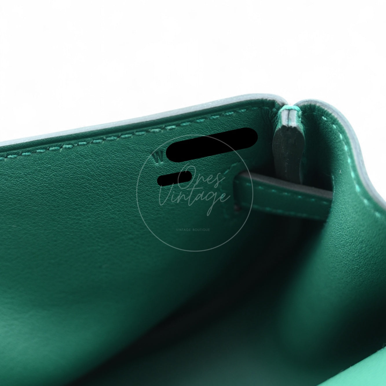 Hermes Kelly Moove Sweat GHW Vert Moyen Stamp W