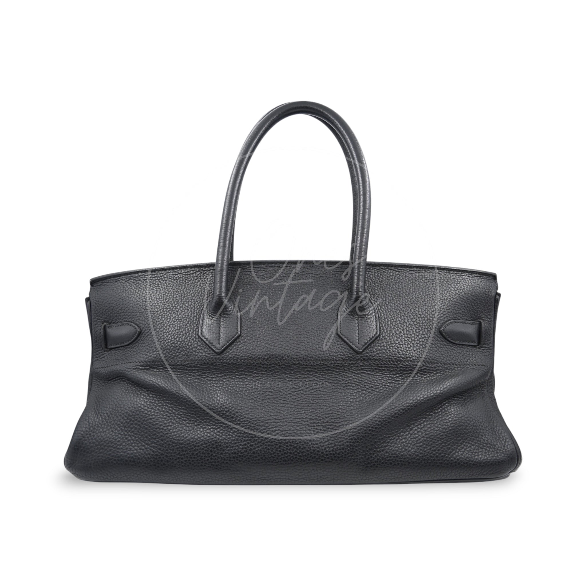 Hermes Birkin Shoulder PHW Black Square I