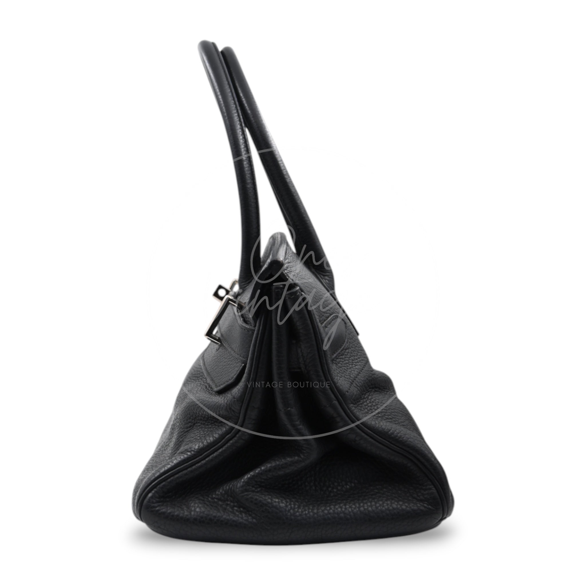 Hermes Birkin Shoulder PHW Black Square I
