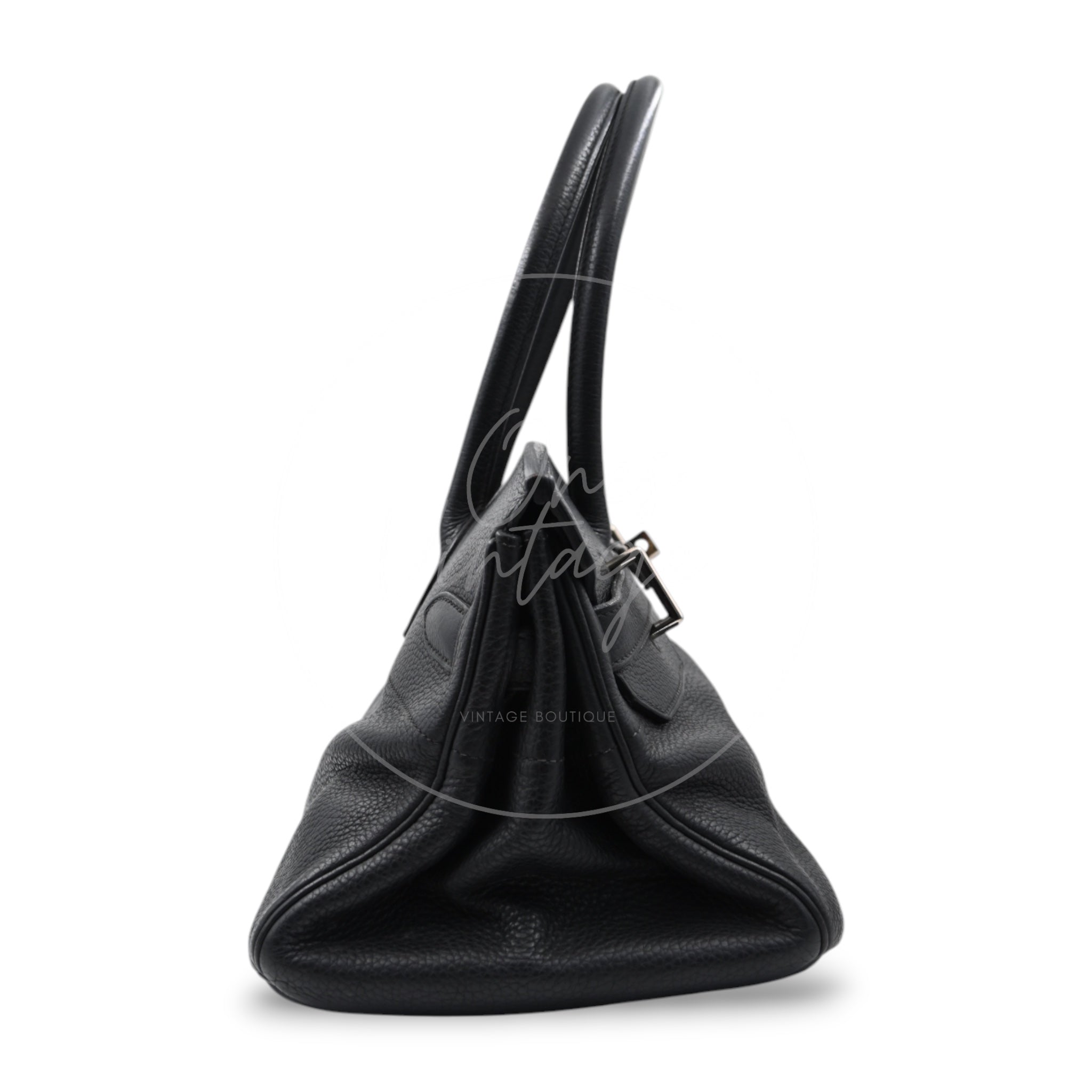 Hermes Birkin Shoulder PHW Black Square I
