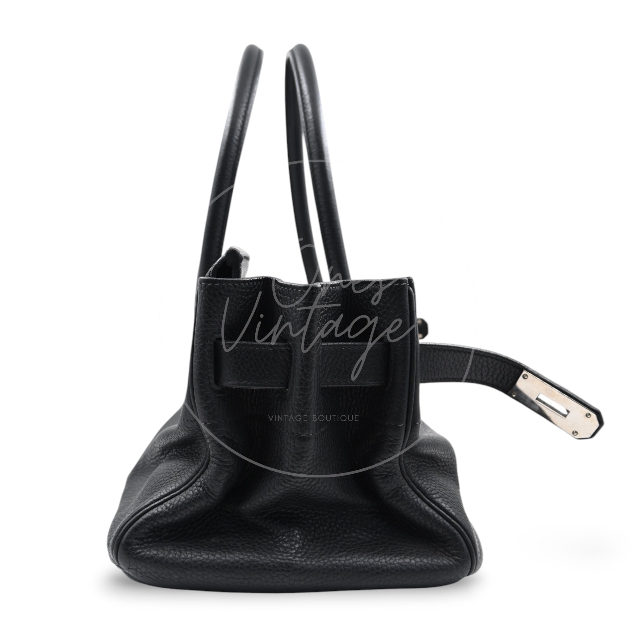 Hermes Birkin Shoulder PHW Black Square I
