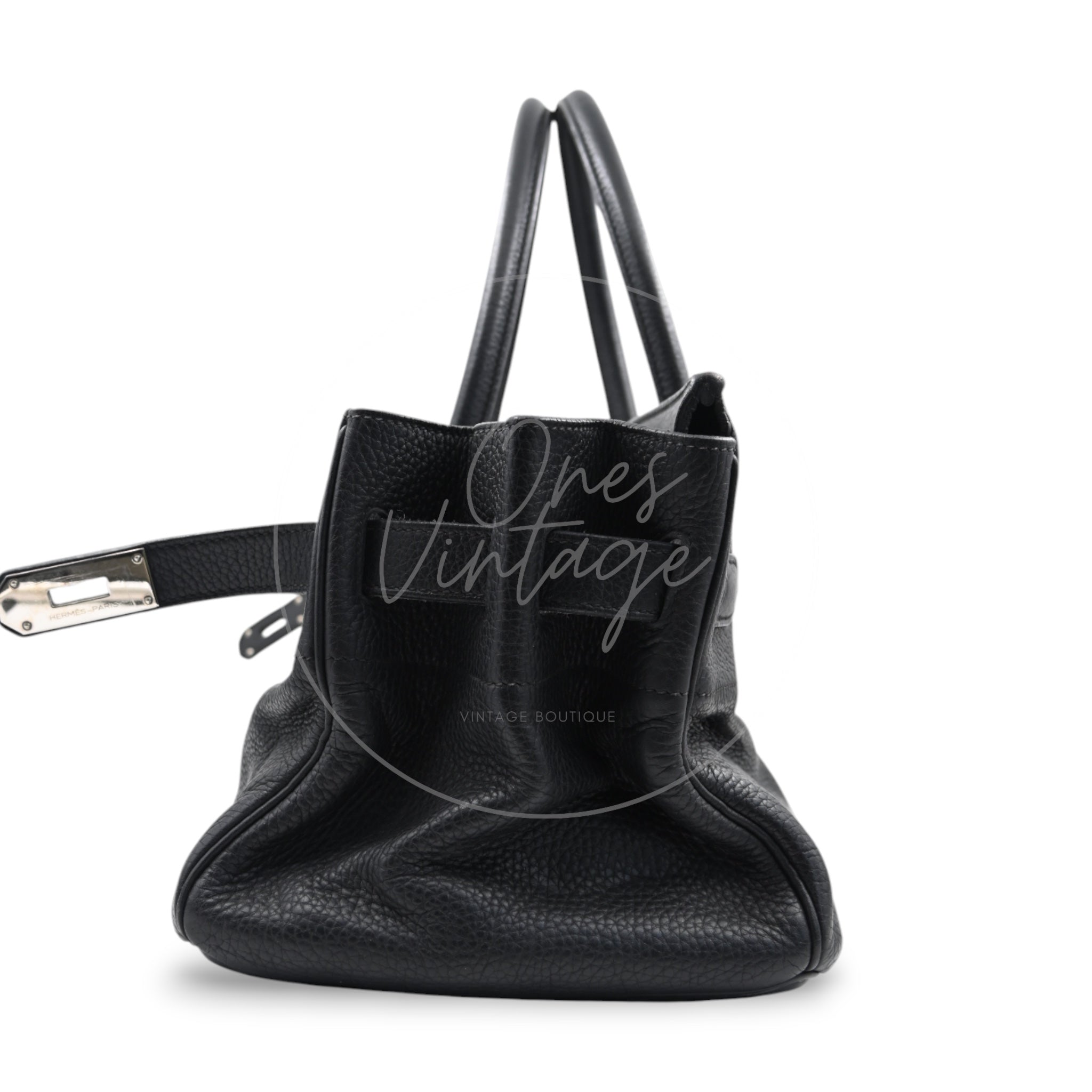 Hermes Birkin Shoulder PHW Black Square I