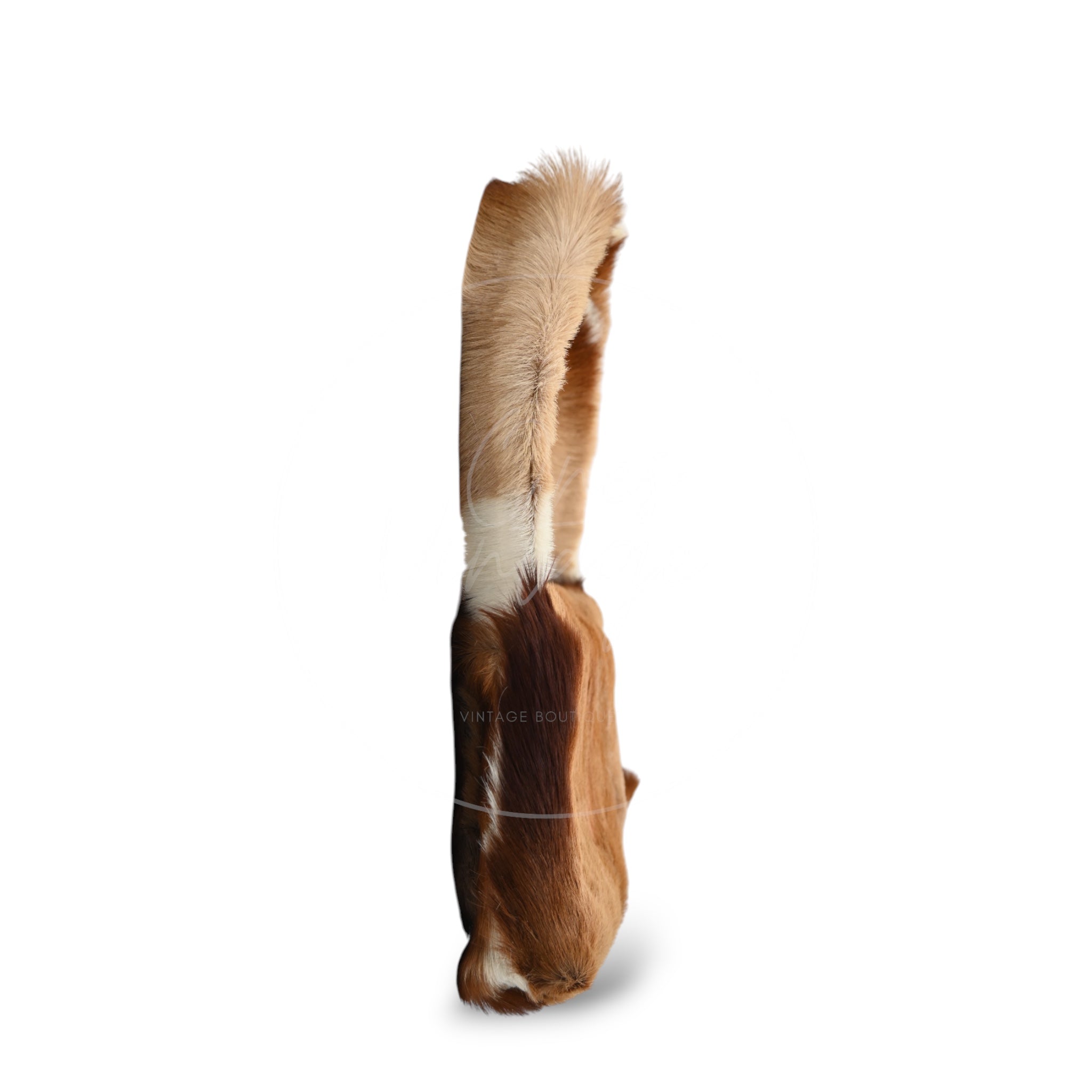 Fendi Mamma Baguette in Fur PHW Brown