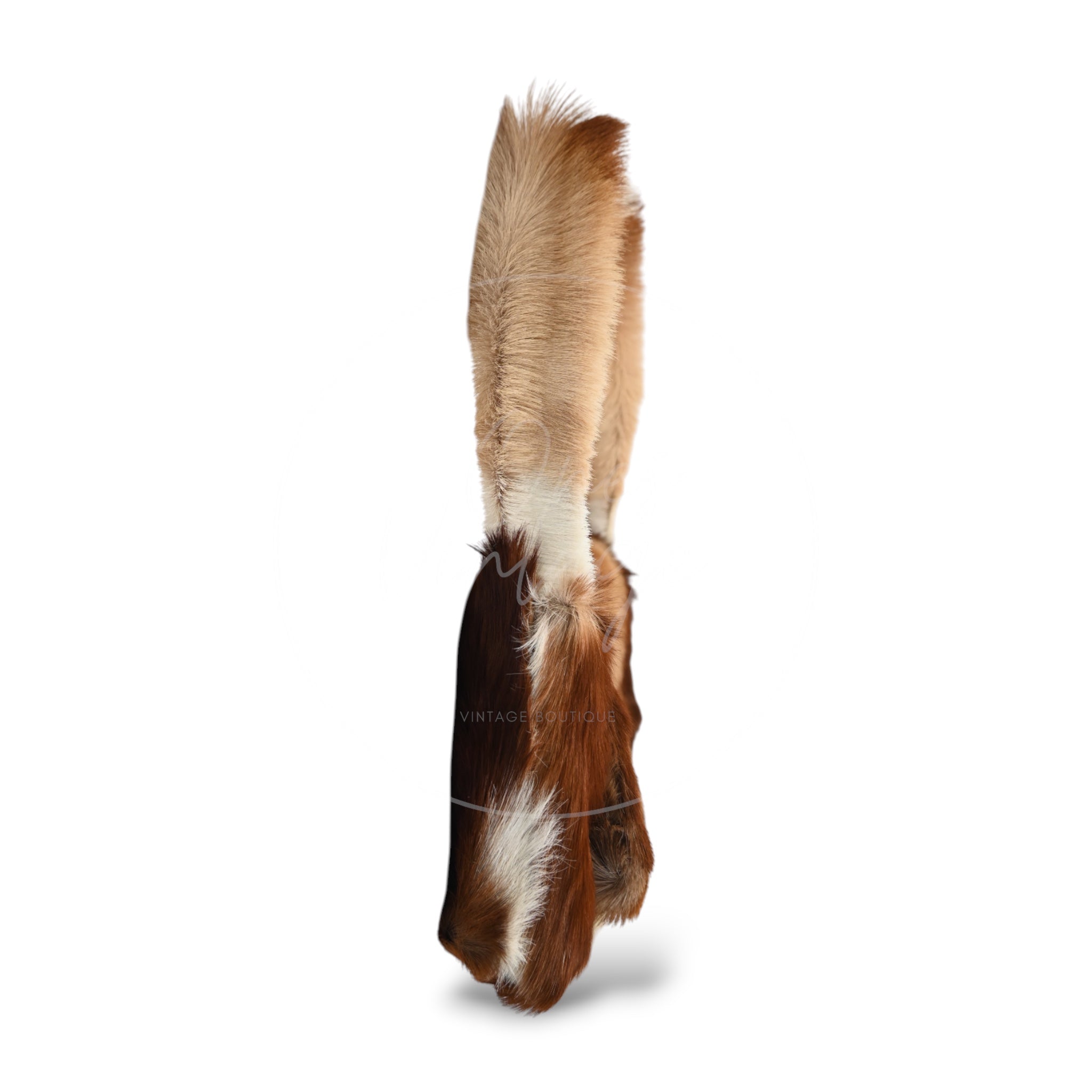 Fendi Mamma Baguette in Fur PHW Brown