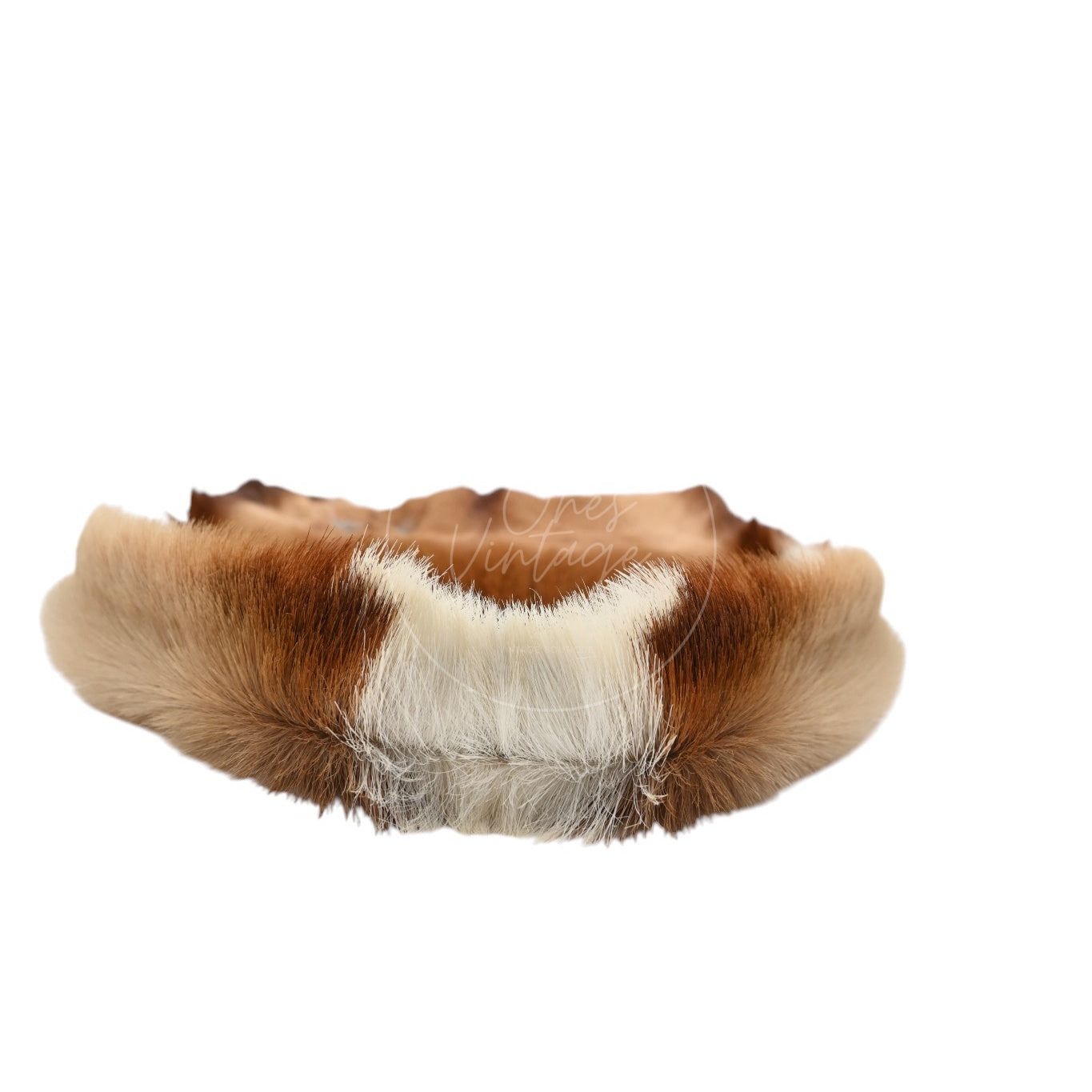 Fendi Mamma Baguette in Fur PHW Brown