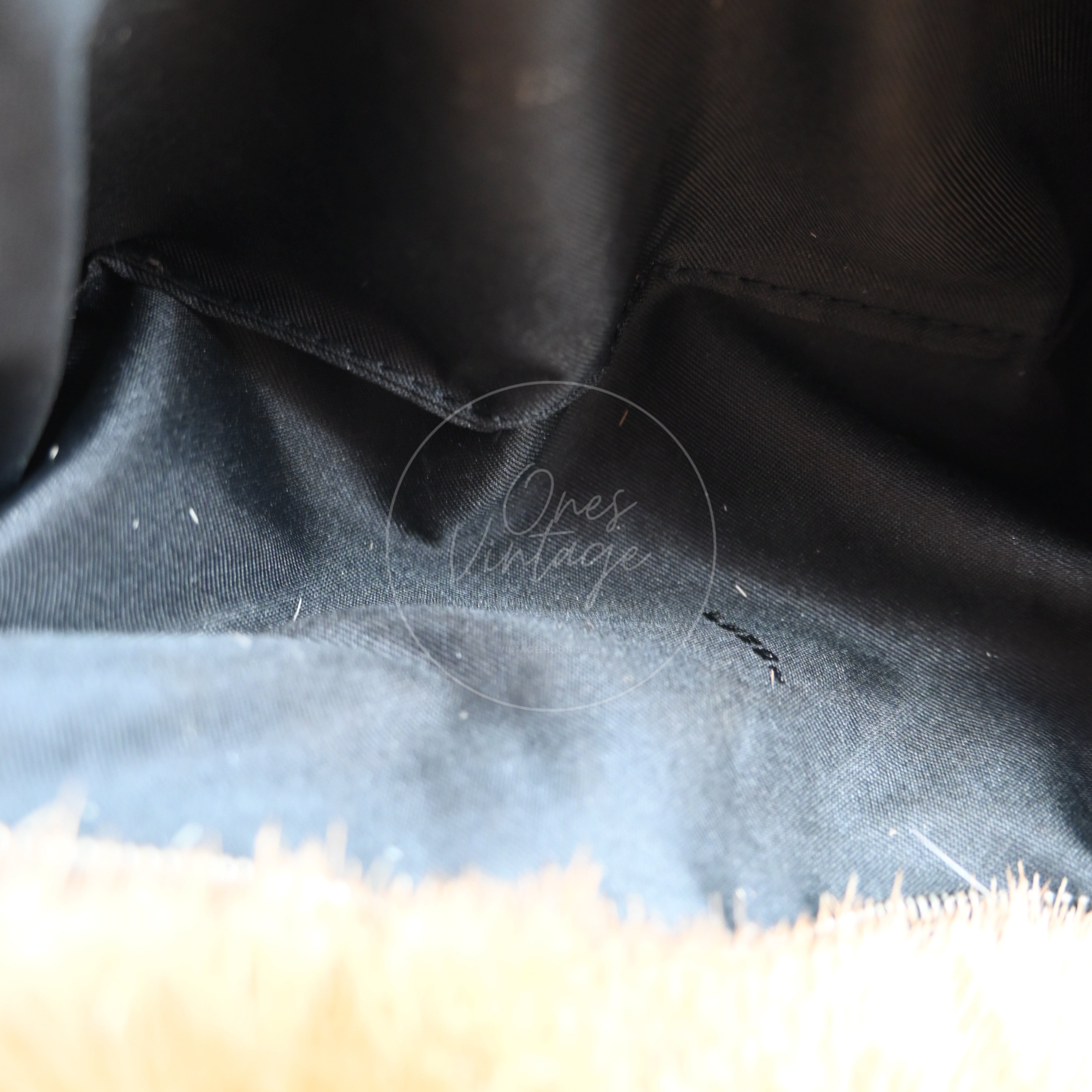 Fendi Mamma Baguette in Fur PHW Brown
