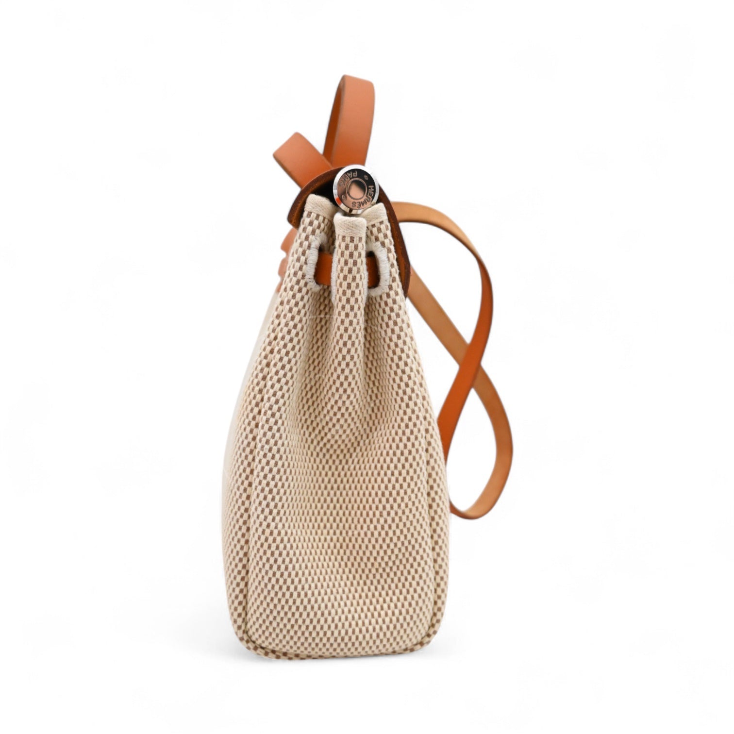 Hermes Herbag Zip 31 Vache Hunter/ Criss Viking PHW Beige Natural Square G