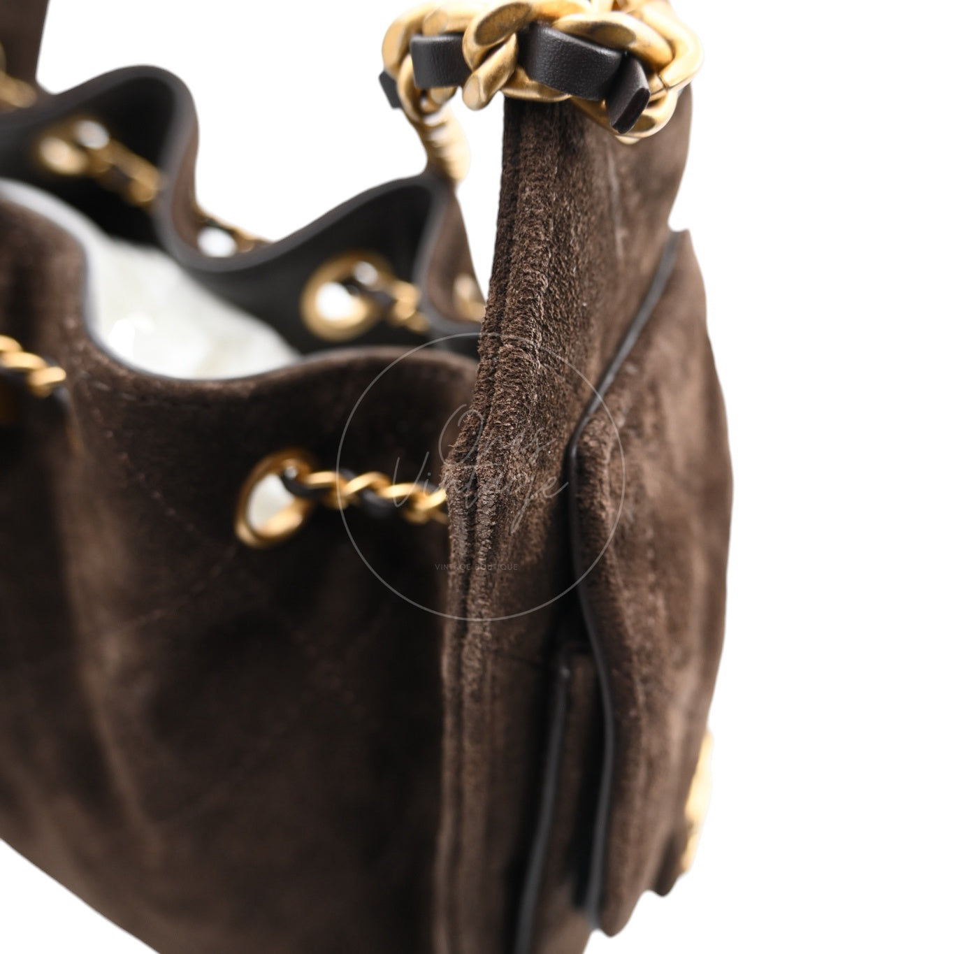 Chanel Mini 25 Bag Suede Calfskin & Gold-tone Metal Handbag GHW Dark Brown 2025/26