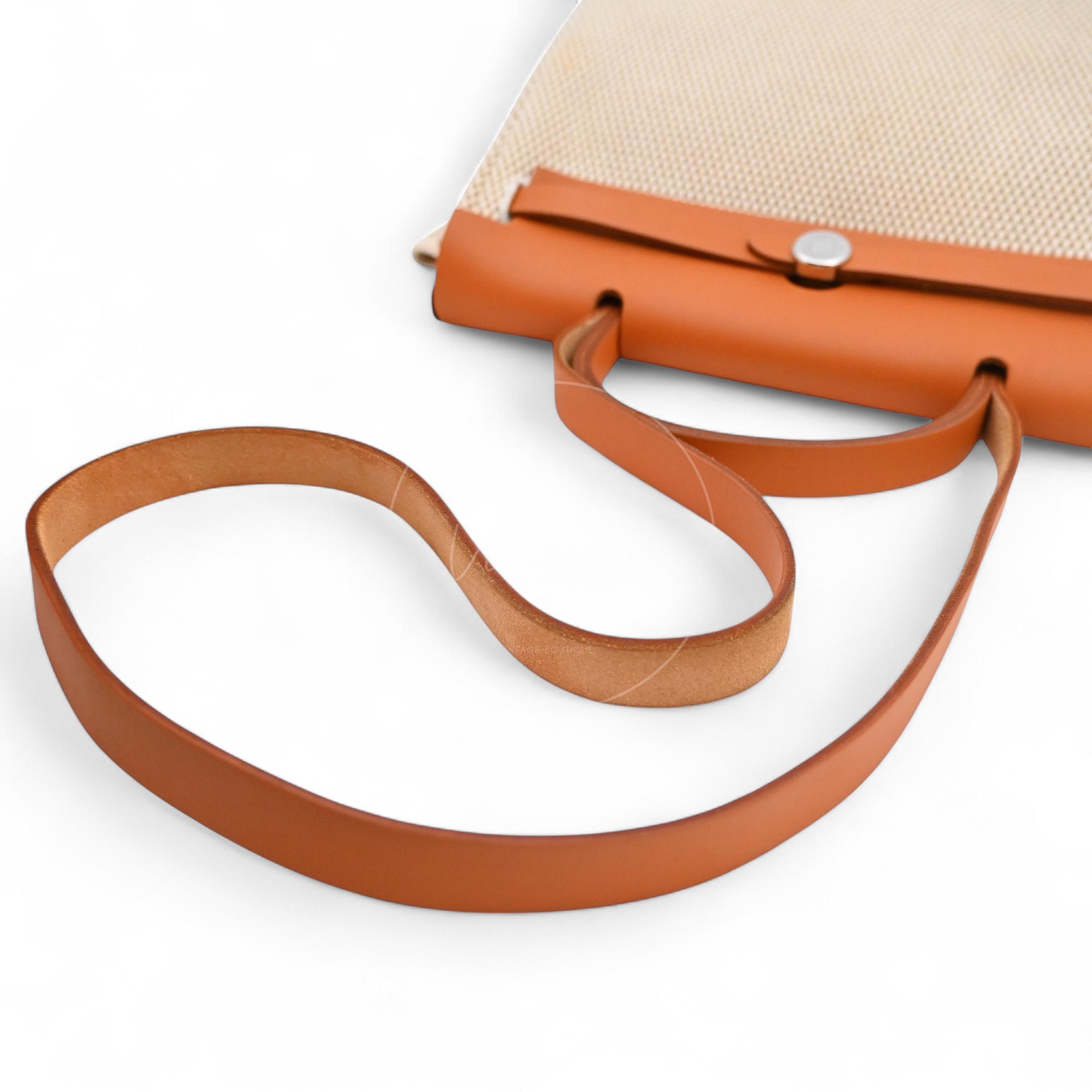 Hermes Herbag Zip 31 Vache Hunter/ Criss Viking PHW Beige Natural Square G