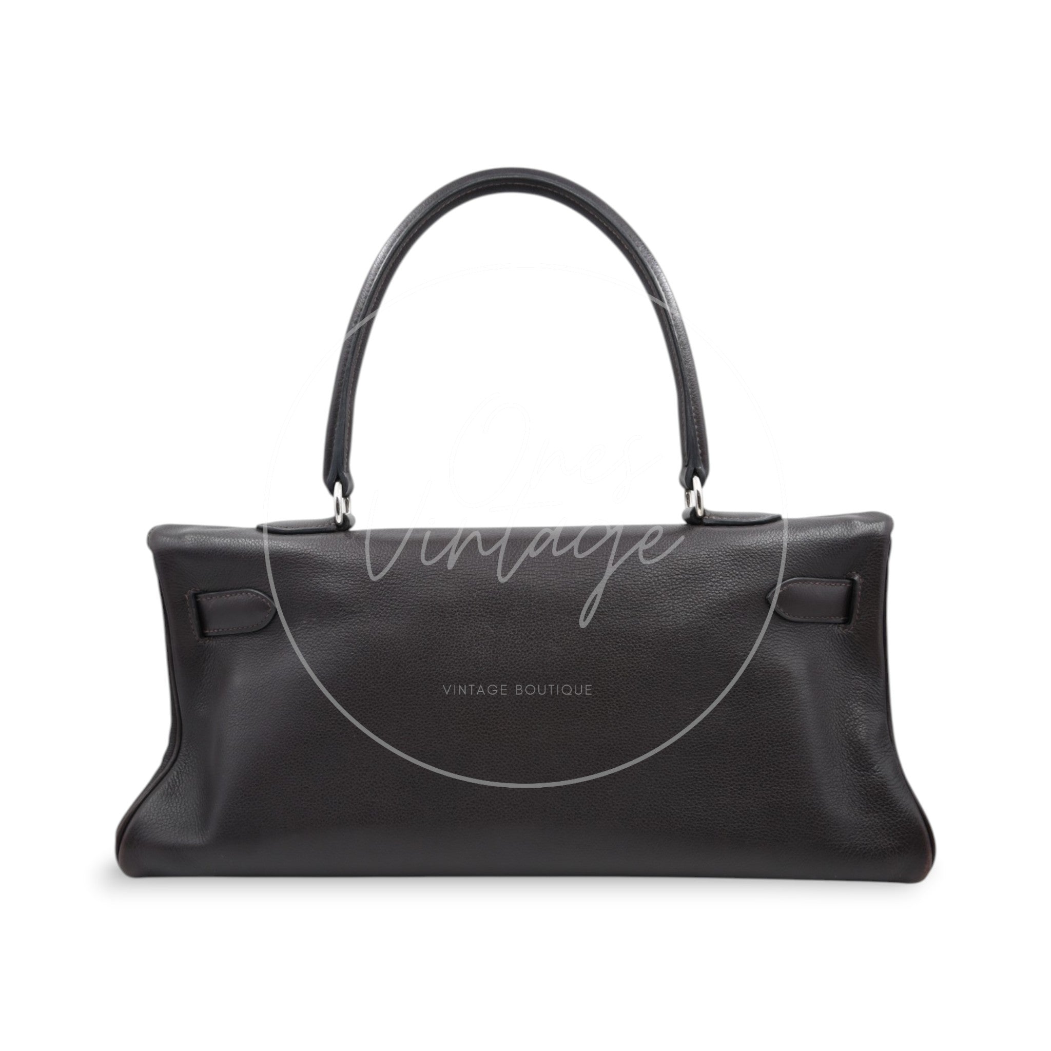 Hermes Kelly Shoulder With Dust Bag PHW Ebene Square N