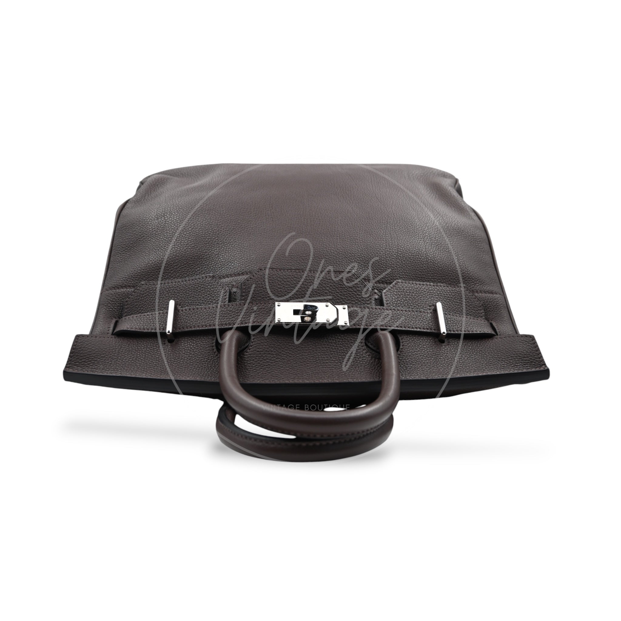 Hermes HAC 40 PHW Havane Square O
