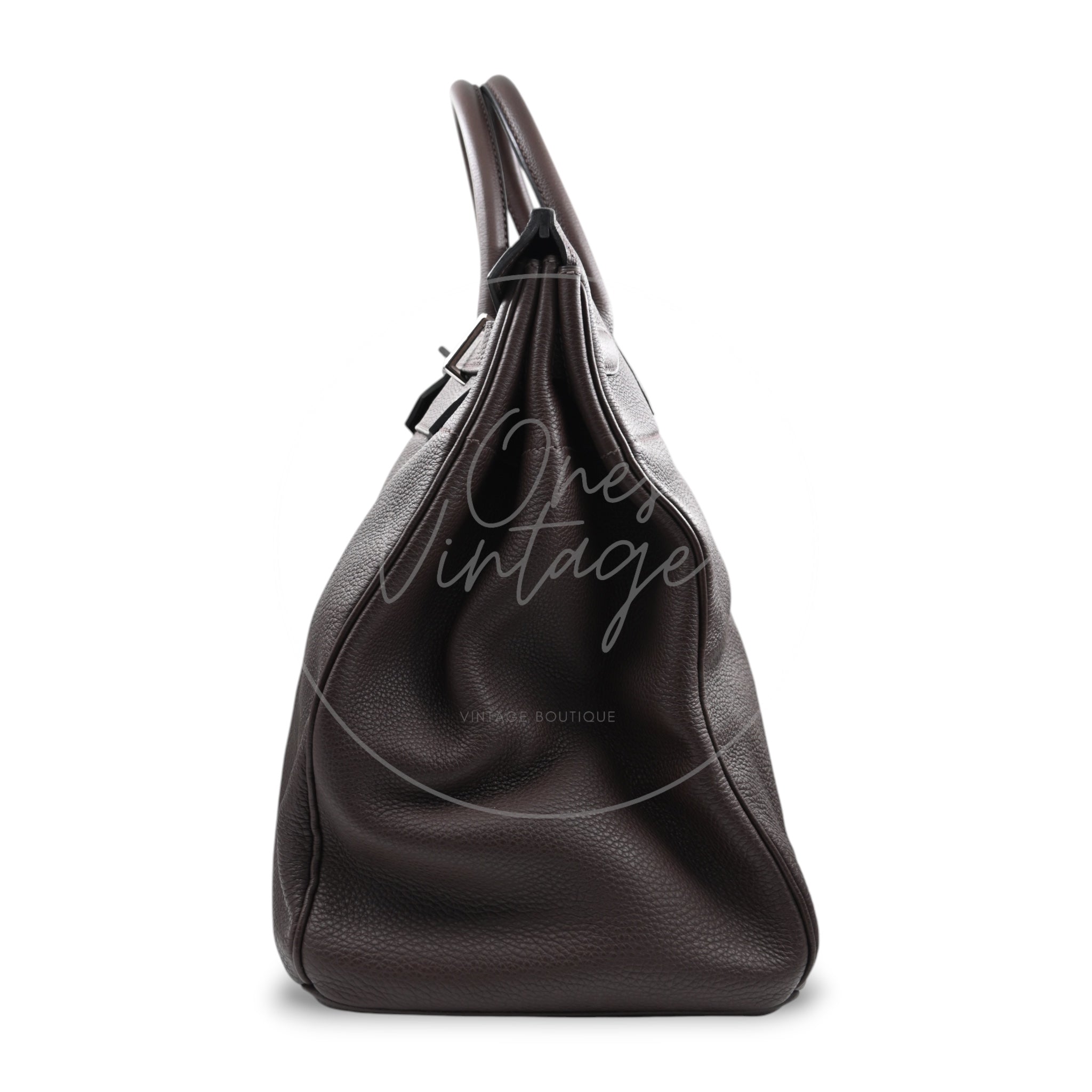Hermes HAC 40 PHW Havane Square O