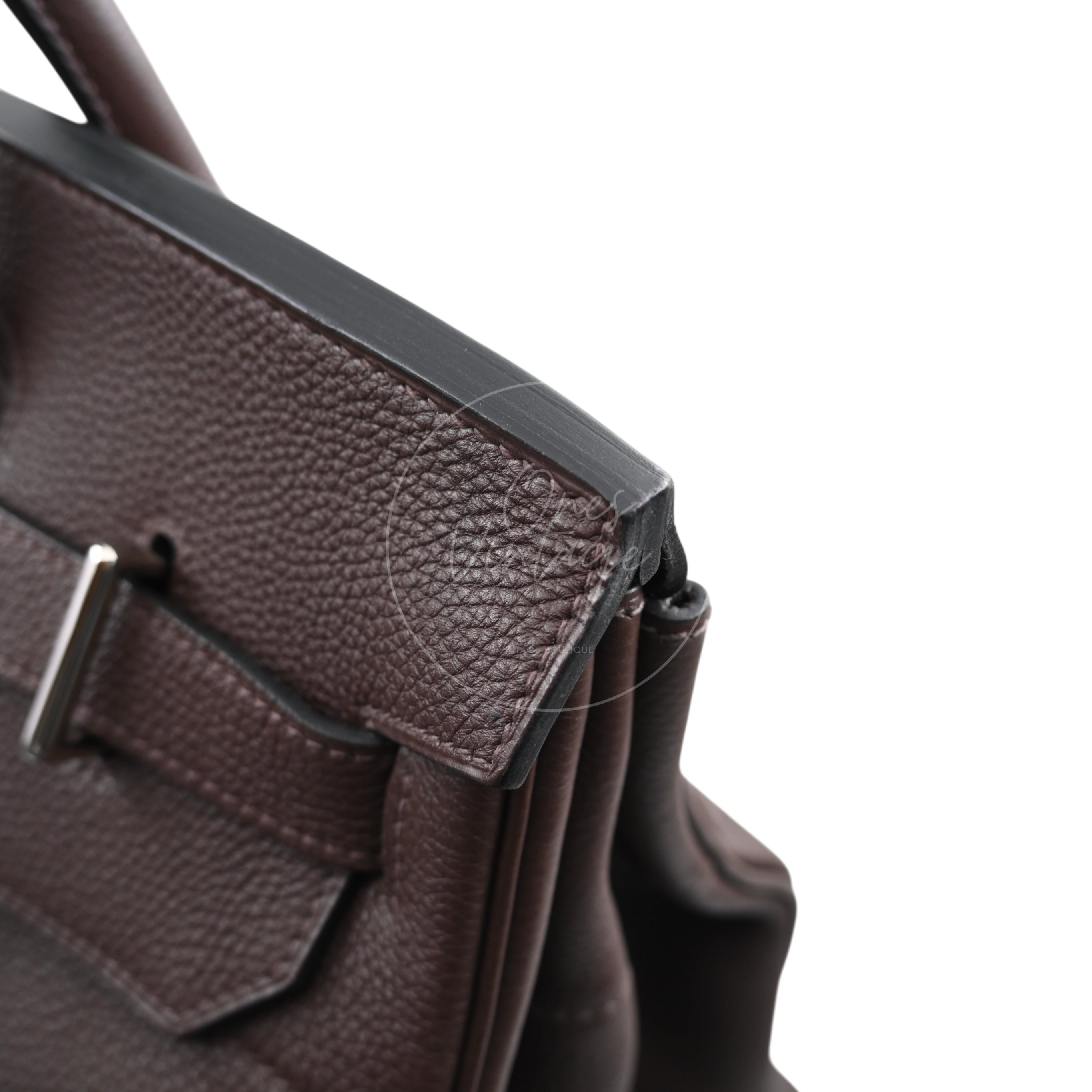 Hermes HAC 40 PHW Havane Square O
