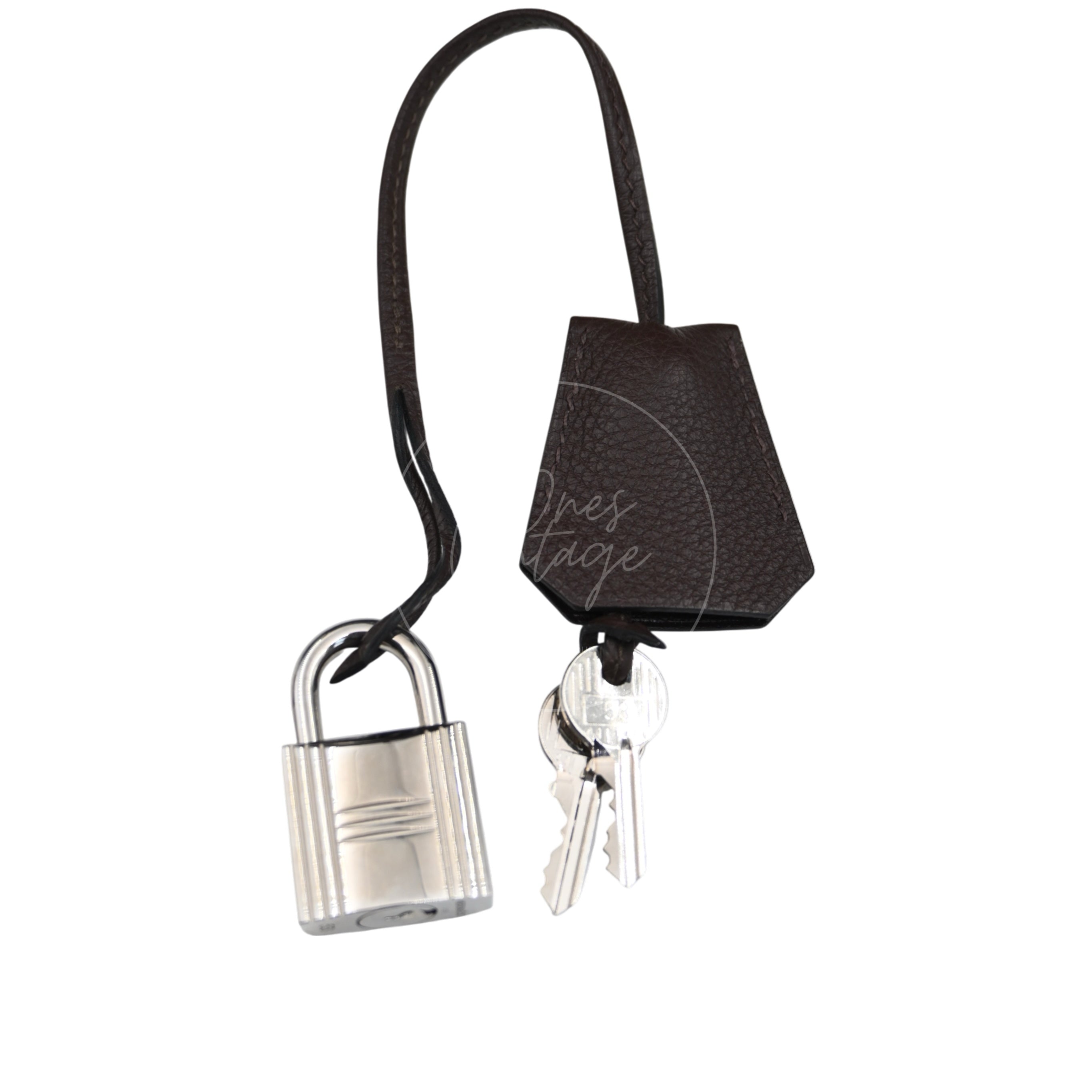Hermes HAC 40 PHW Havane Square O