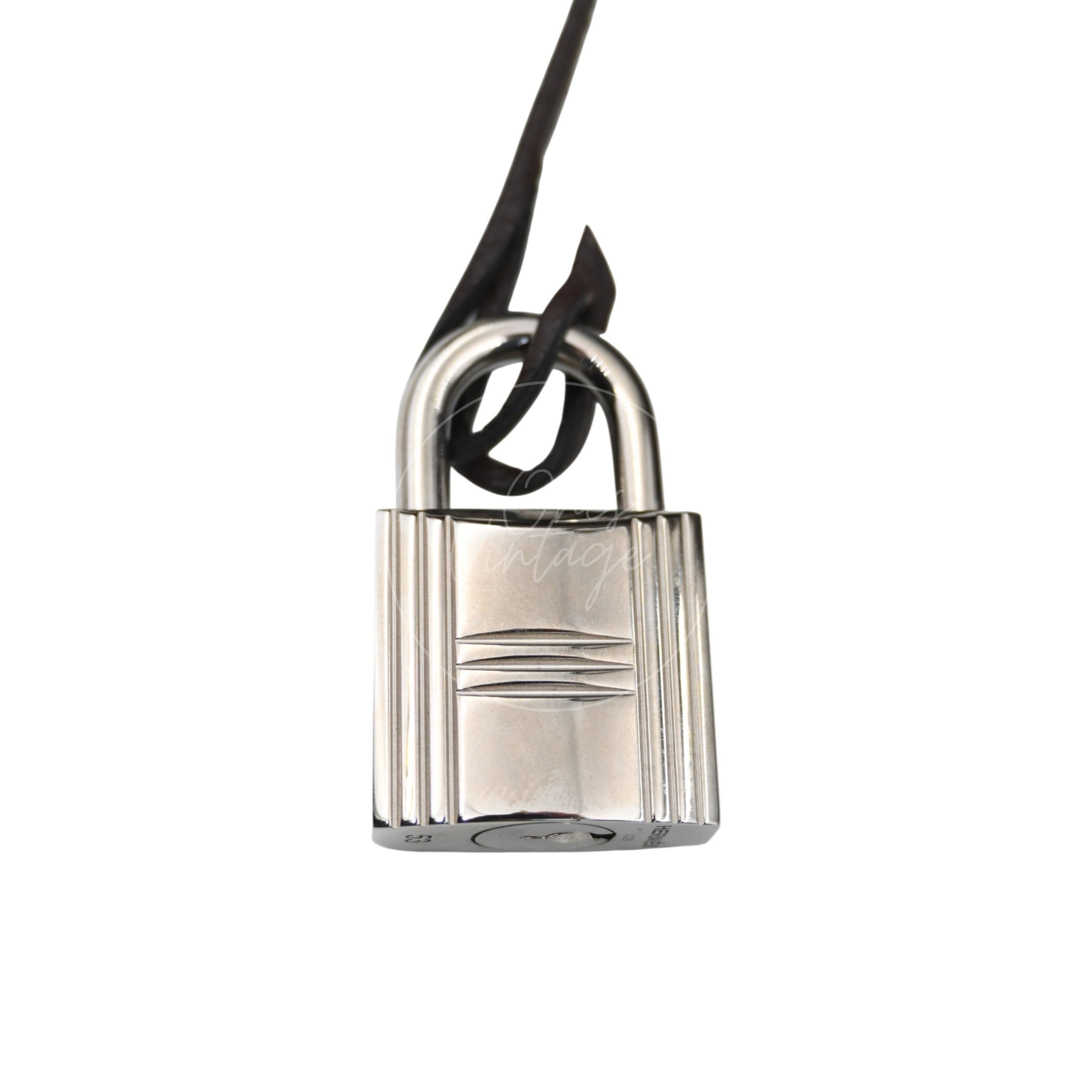 Hermes HAC 40 PHW Havane Square O
