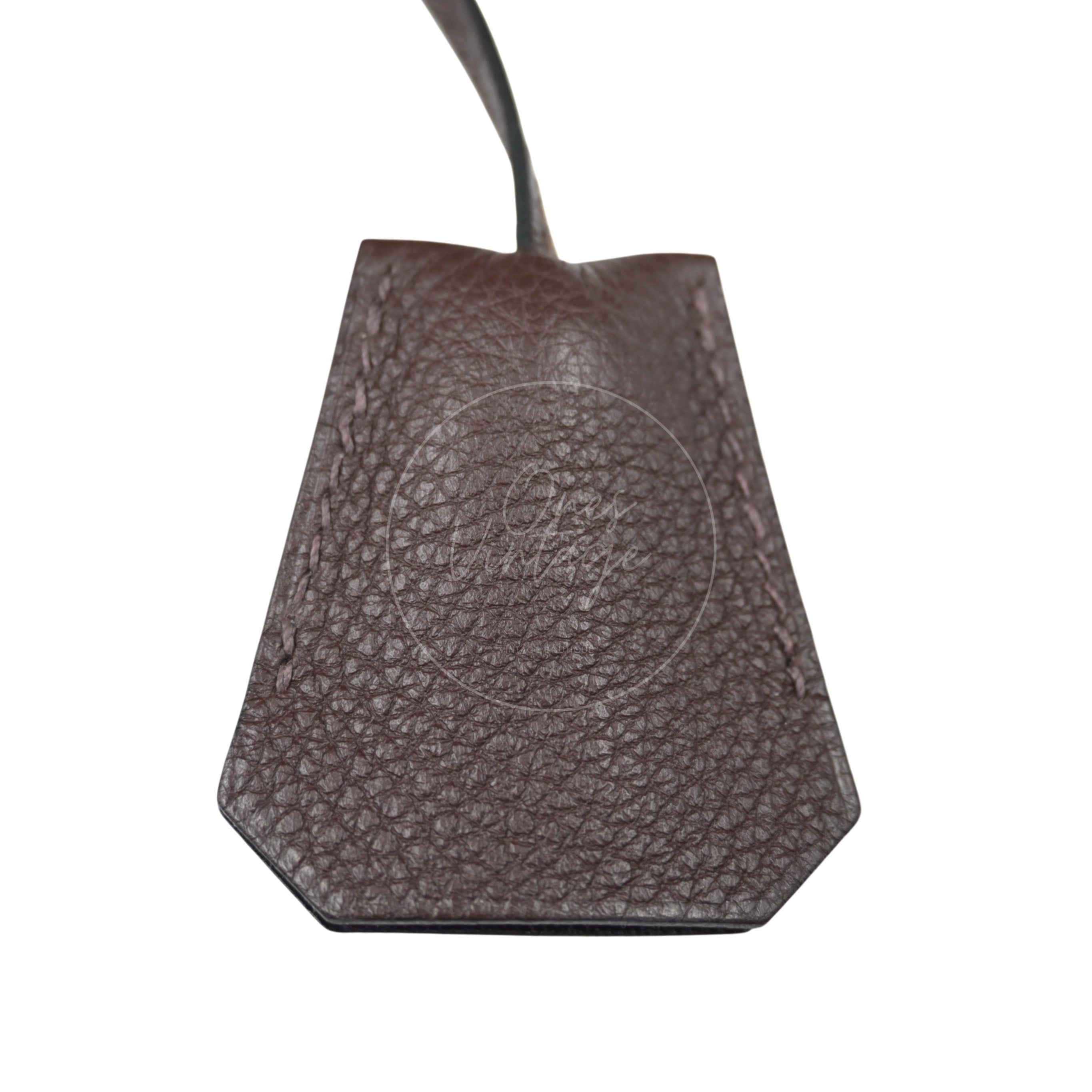 Hermes HAC 40 PHW Havane Square O