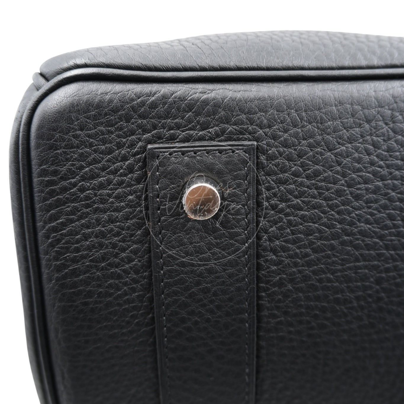 Hermes Birkin Shoulder PHW Black Square J