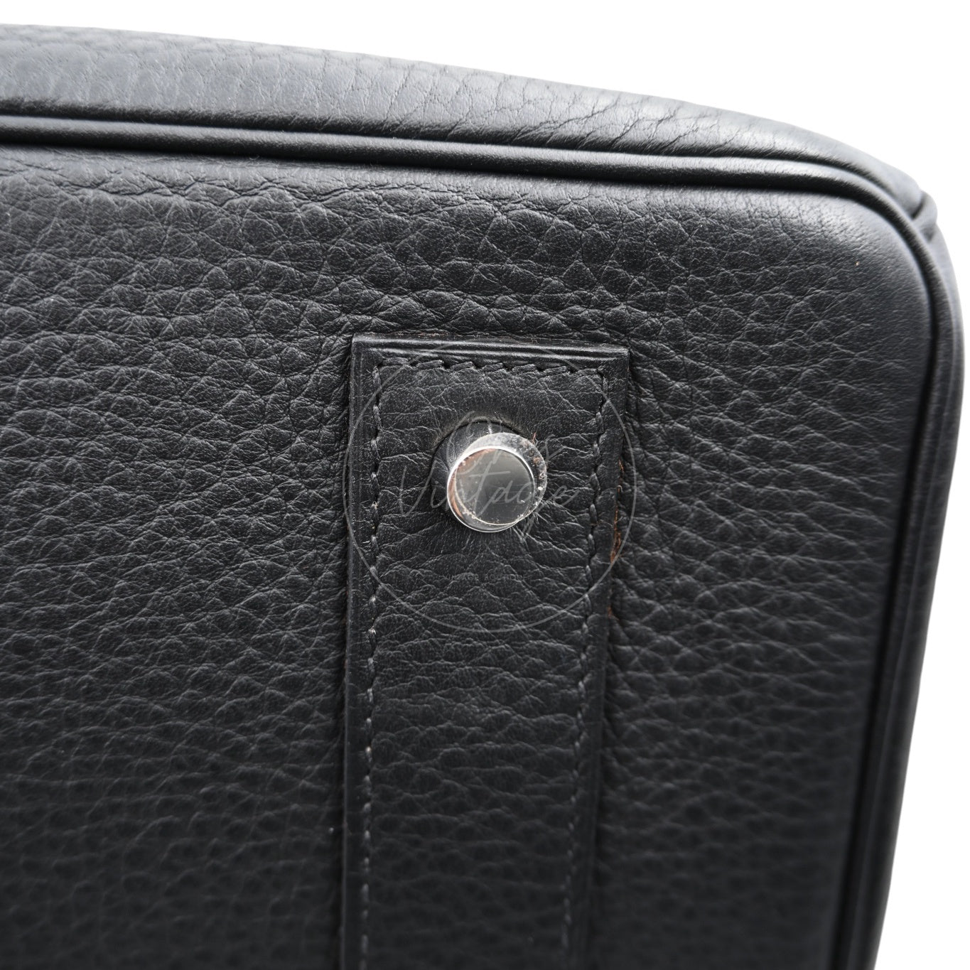 Hermes Birkin Shoulder PHW Black Square J