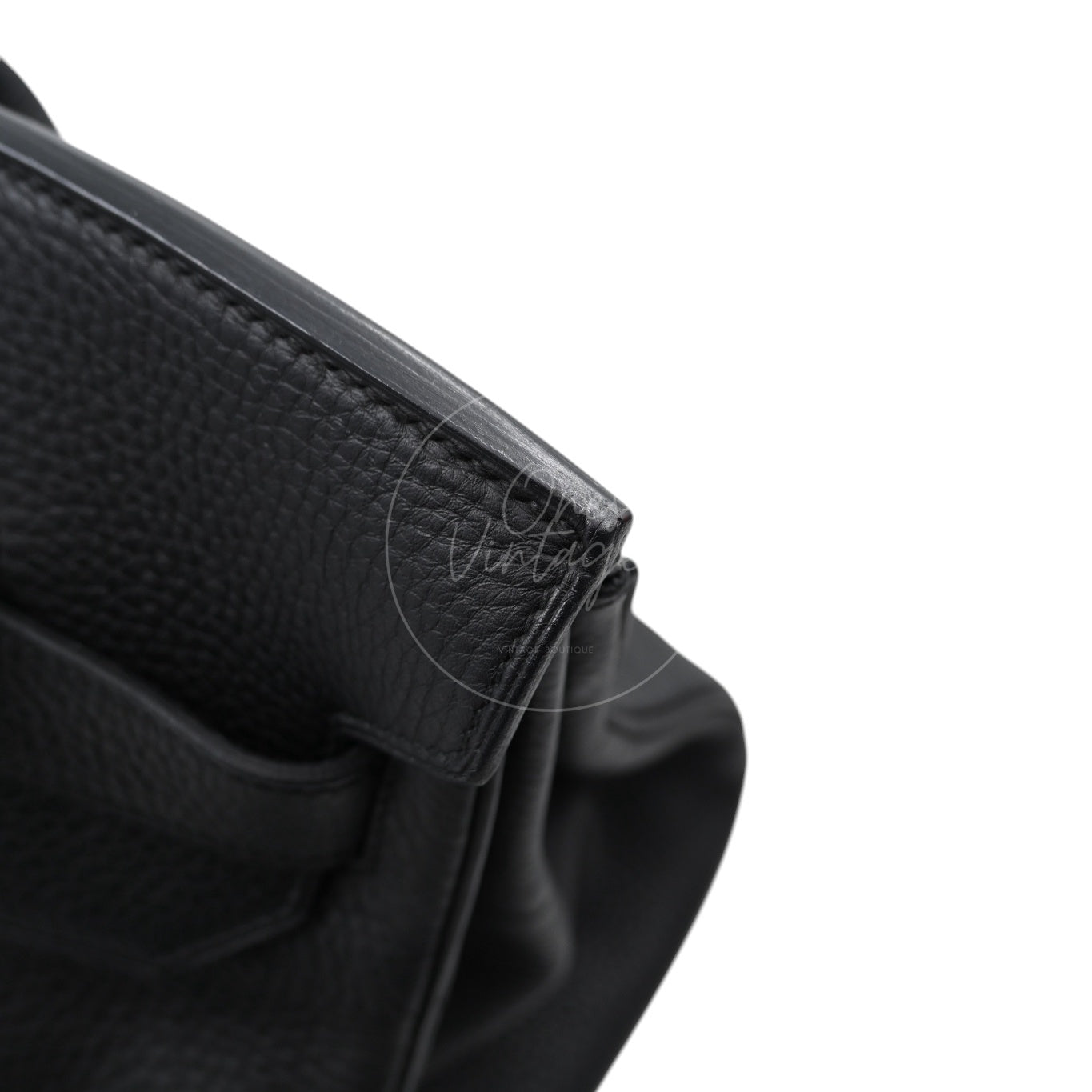 Hermes Birkin Shoulder PHW Black Square J