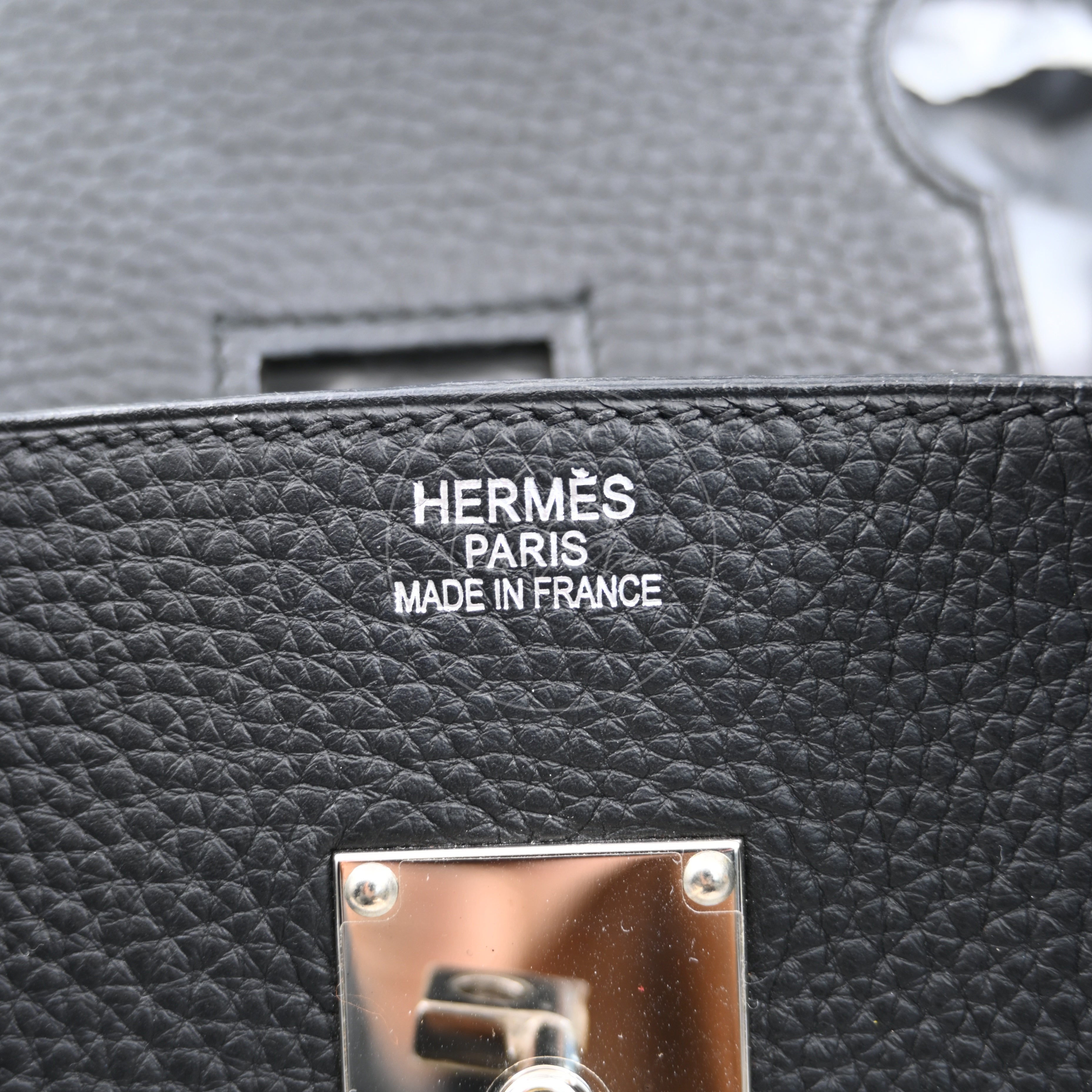 Hermes Birkin Shoulder PHW Black Square J