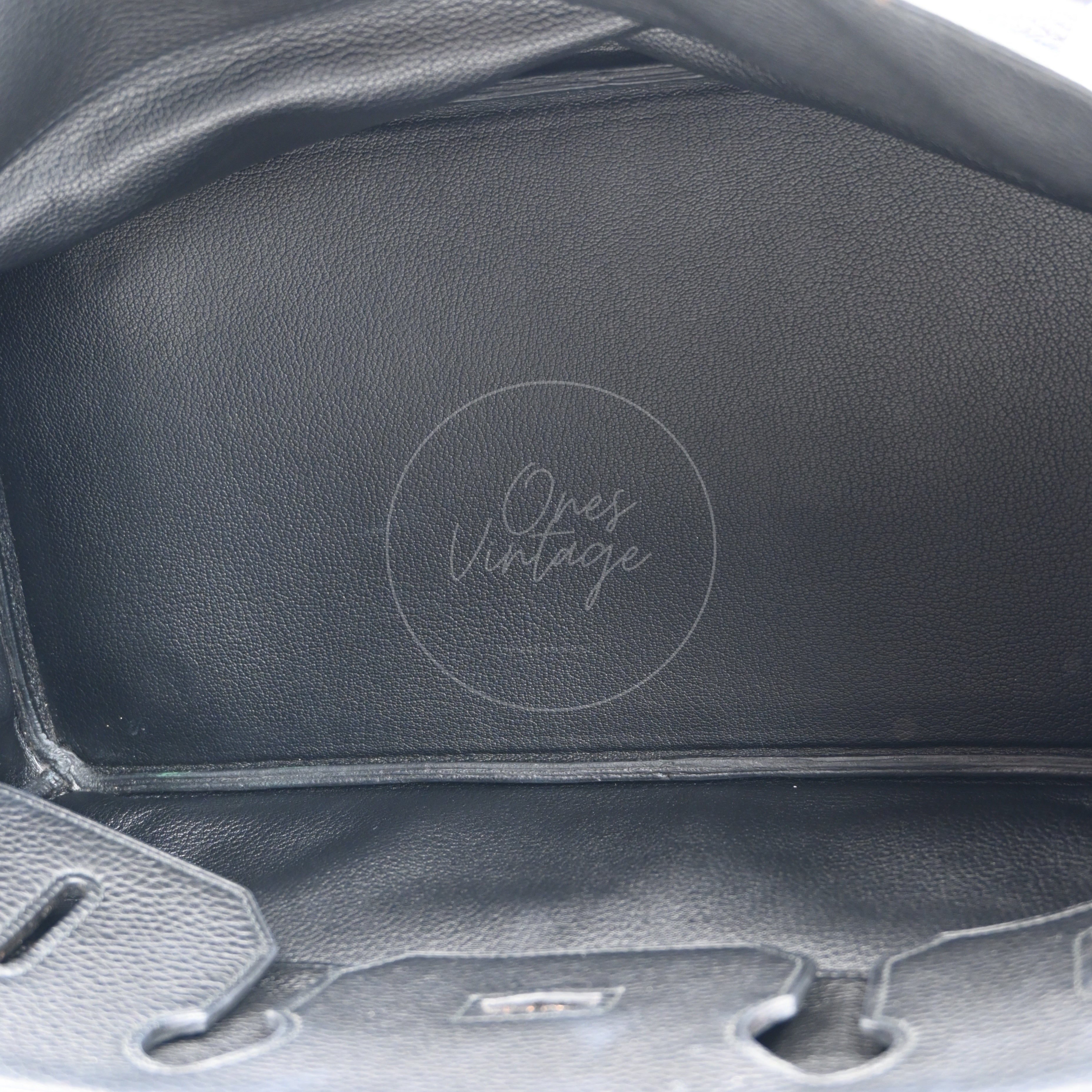 Hermes Birkin Shoulder PHW Black Square J