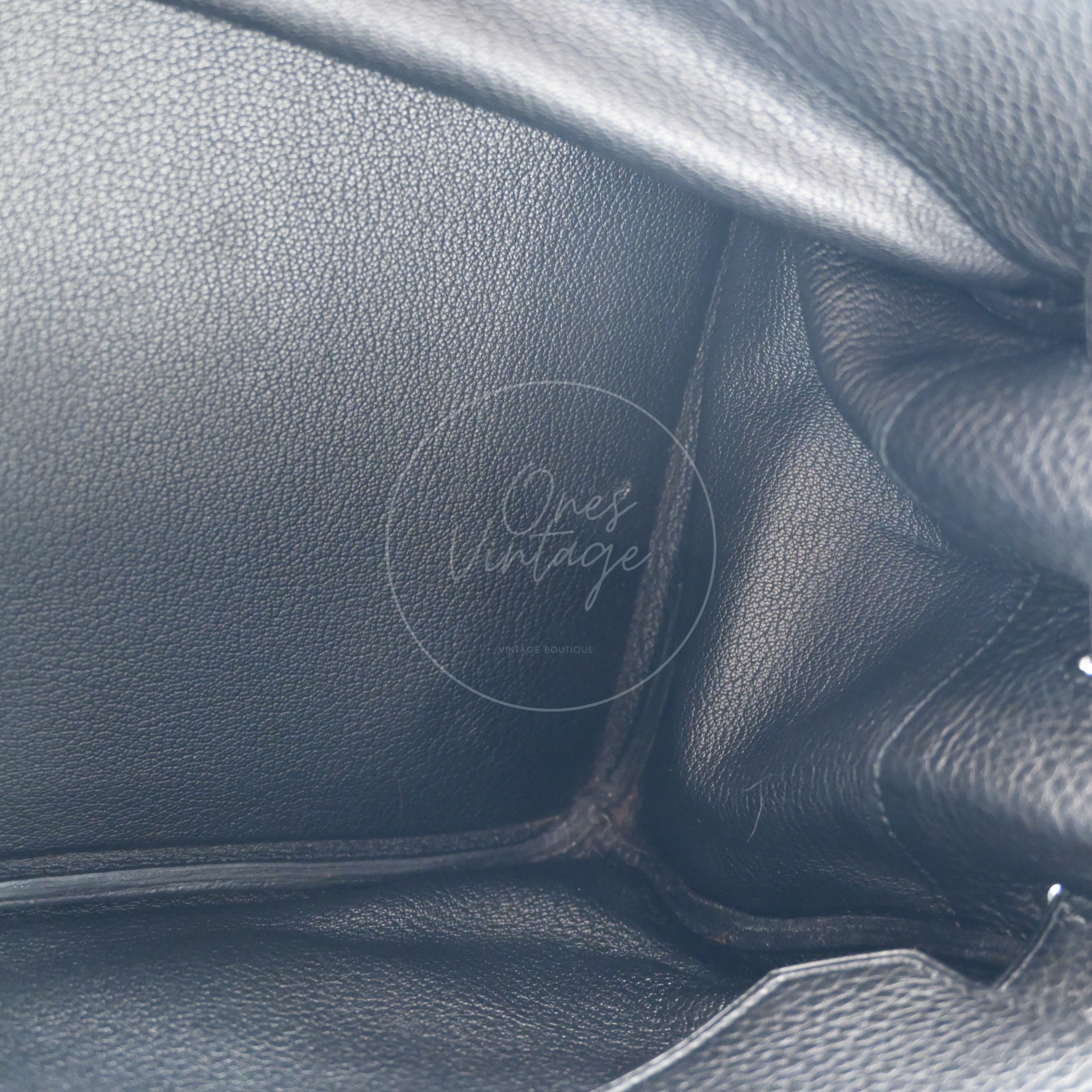 Hermes Birkin Shoulder PHW Black Square J