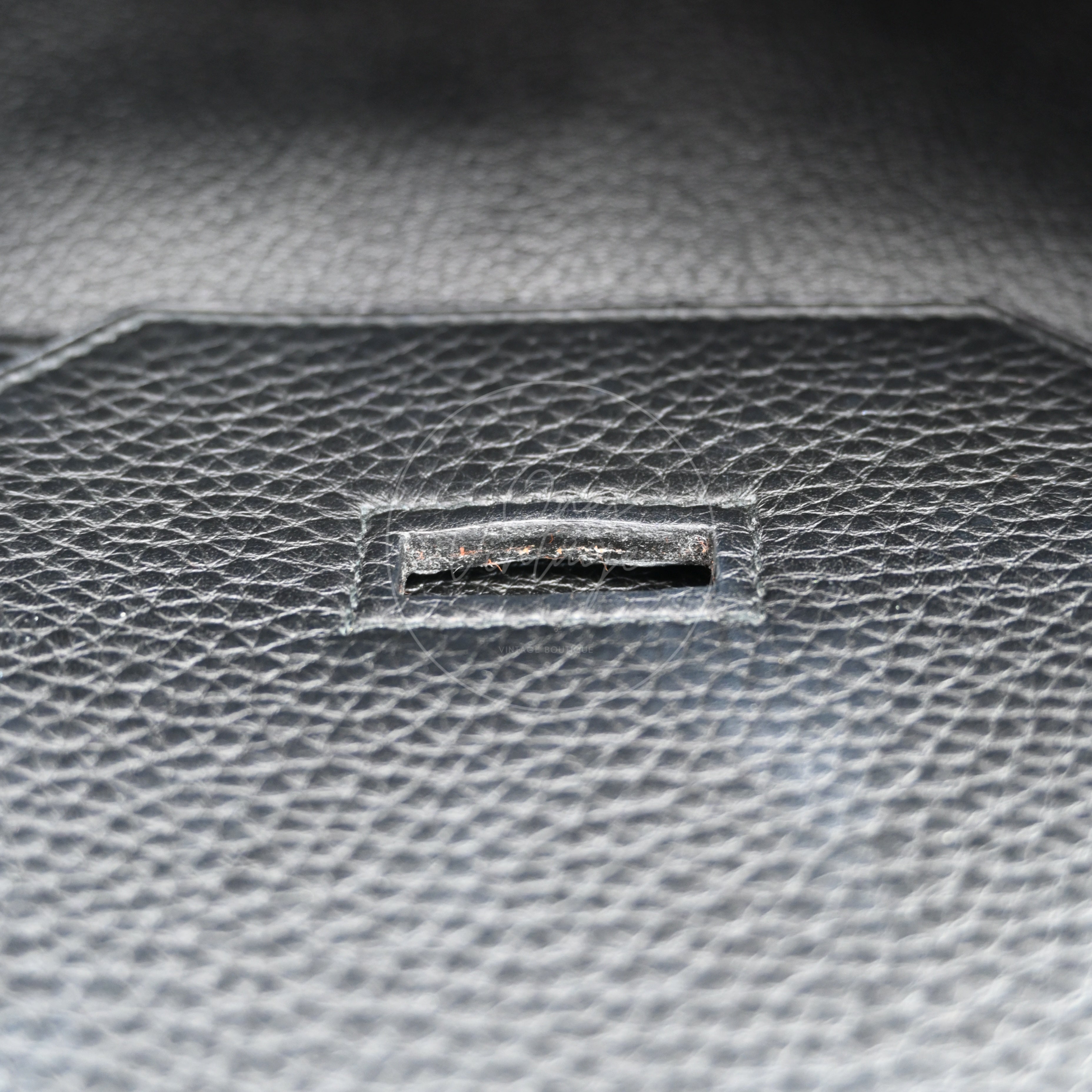 Hermes Birkin Shoulder PHW Black Square J